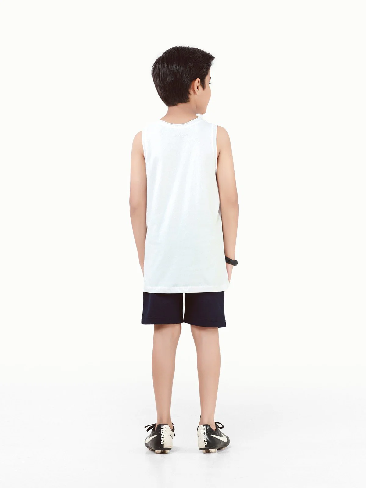 Boy's White Tank Top - EBTT22-008 - Image 7