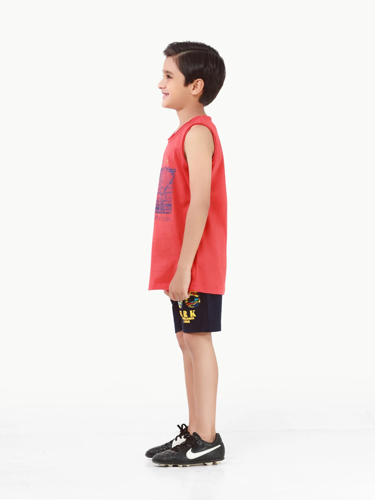 Boy's Red Tank Top - EBTT22-009 - Image 4