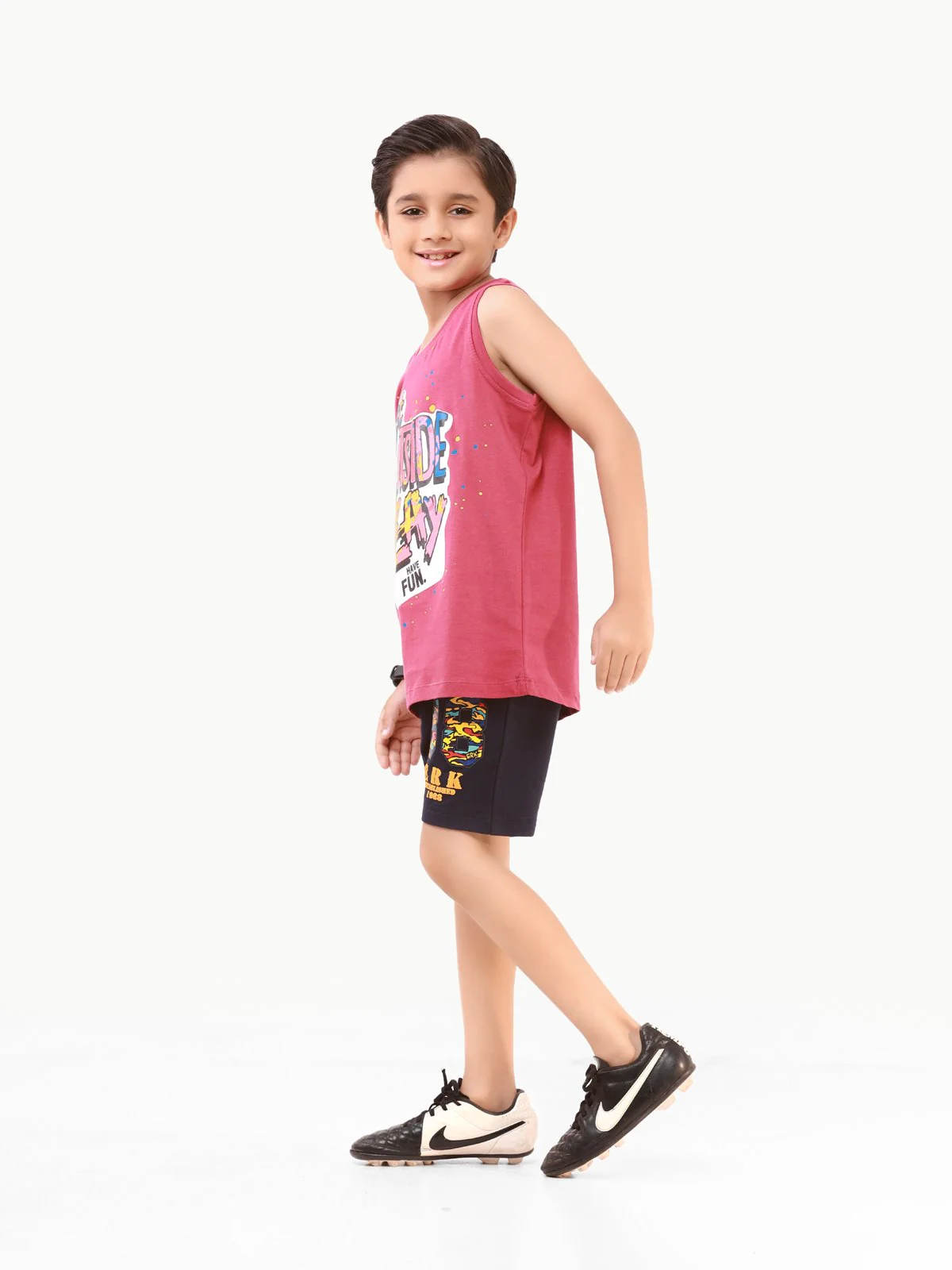 Boy's Maroon Tank Top - EBTT22-015 - Image 2