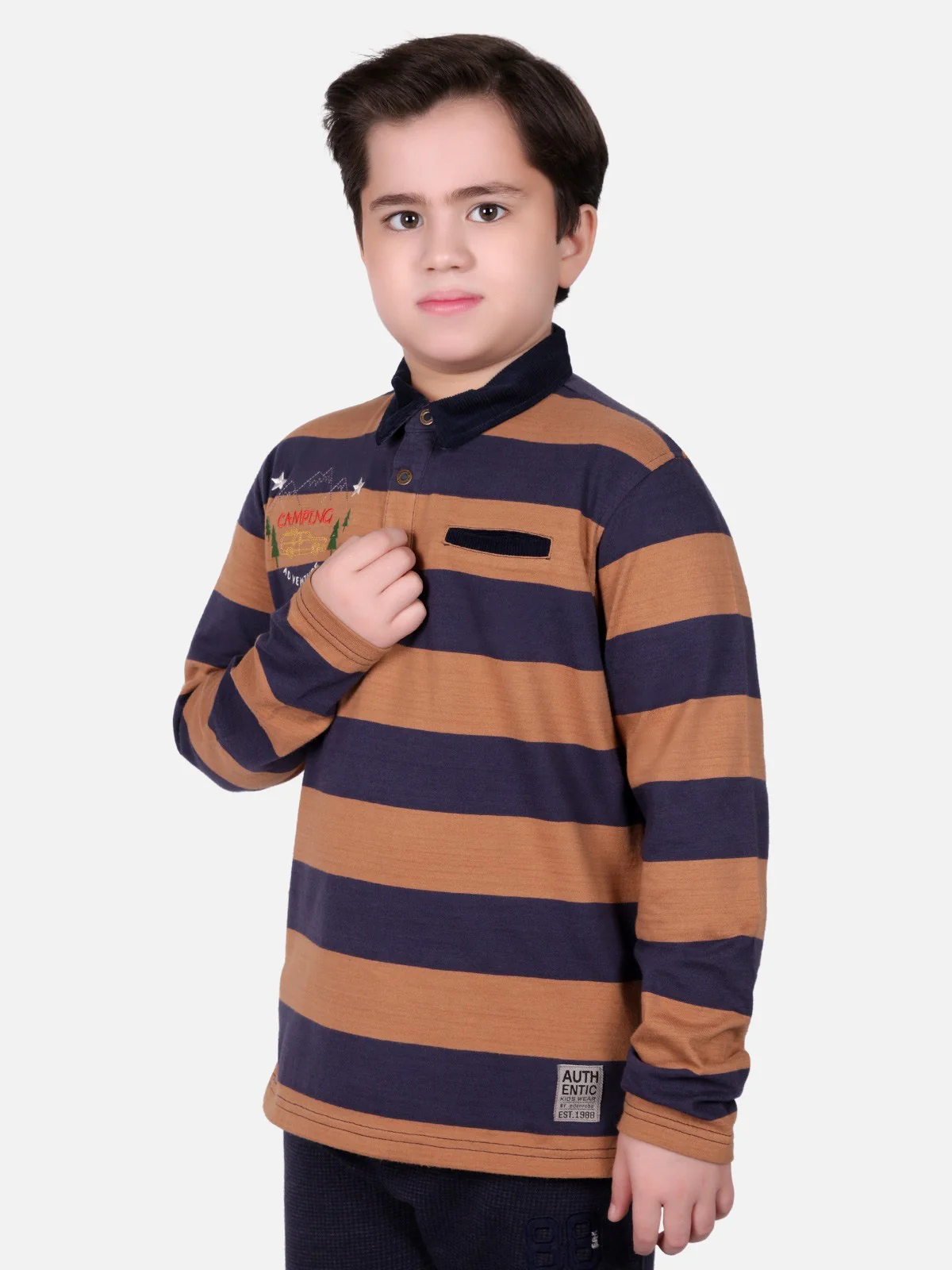 Boy's Navy Blue T-Shirt - EBTTF17-016 - Image 2
