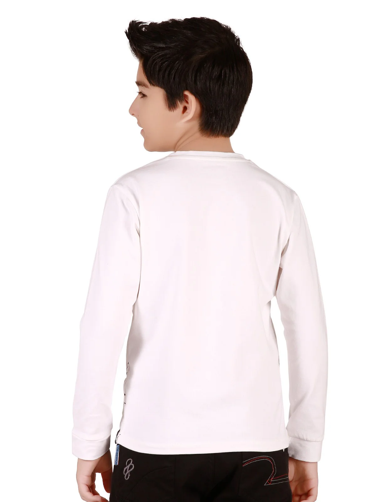 Boy's Off White T-Shirt - EBTTF19-004 - Image 2