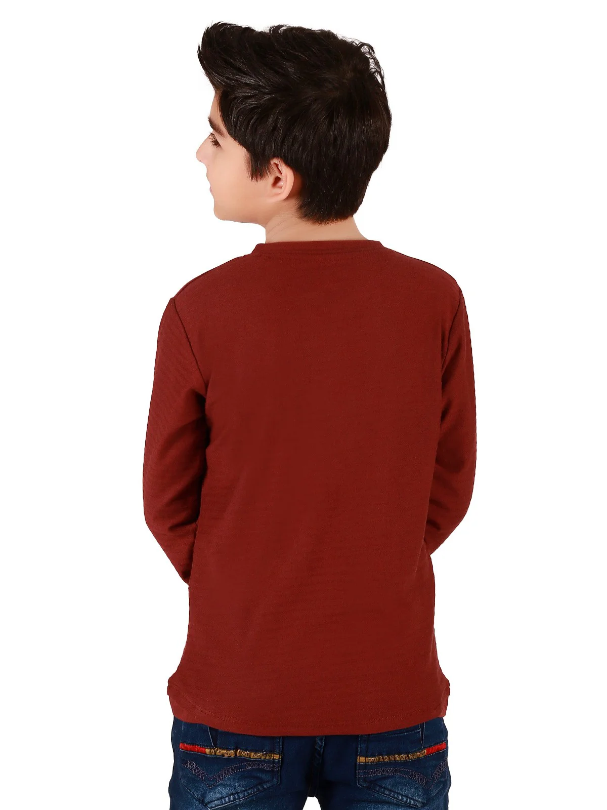 Boy's Chocolate Brown T-Shirt - EBTTF19-007 - Image 2