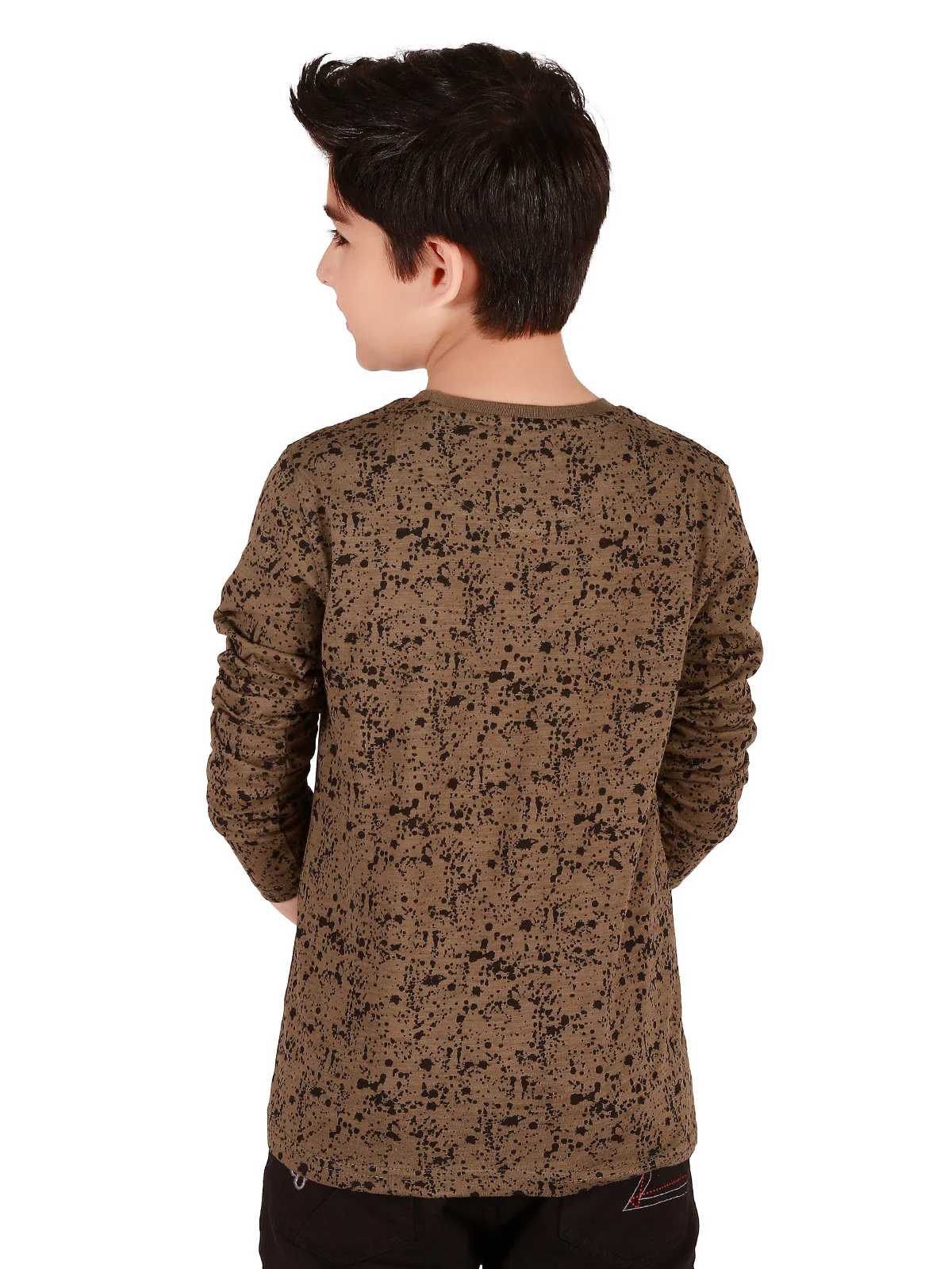 Boy's Sage Green T-Shirt - EBTTF19-009 - Image 2
