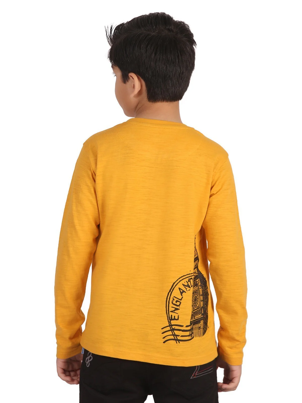 Boy's Mustard T-Shirt - EBTTF19-011 - Image 3