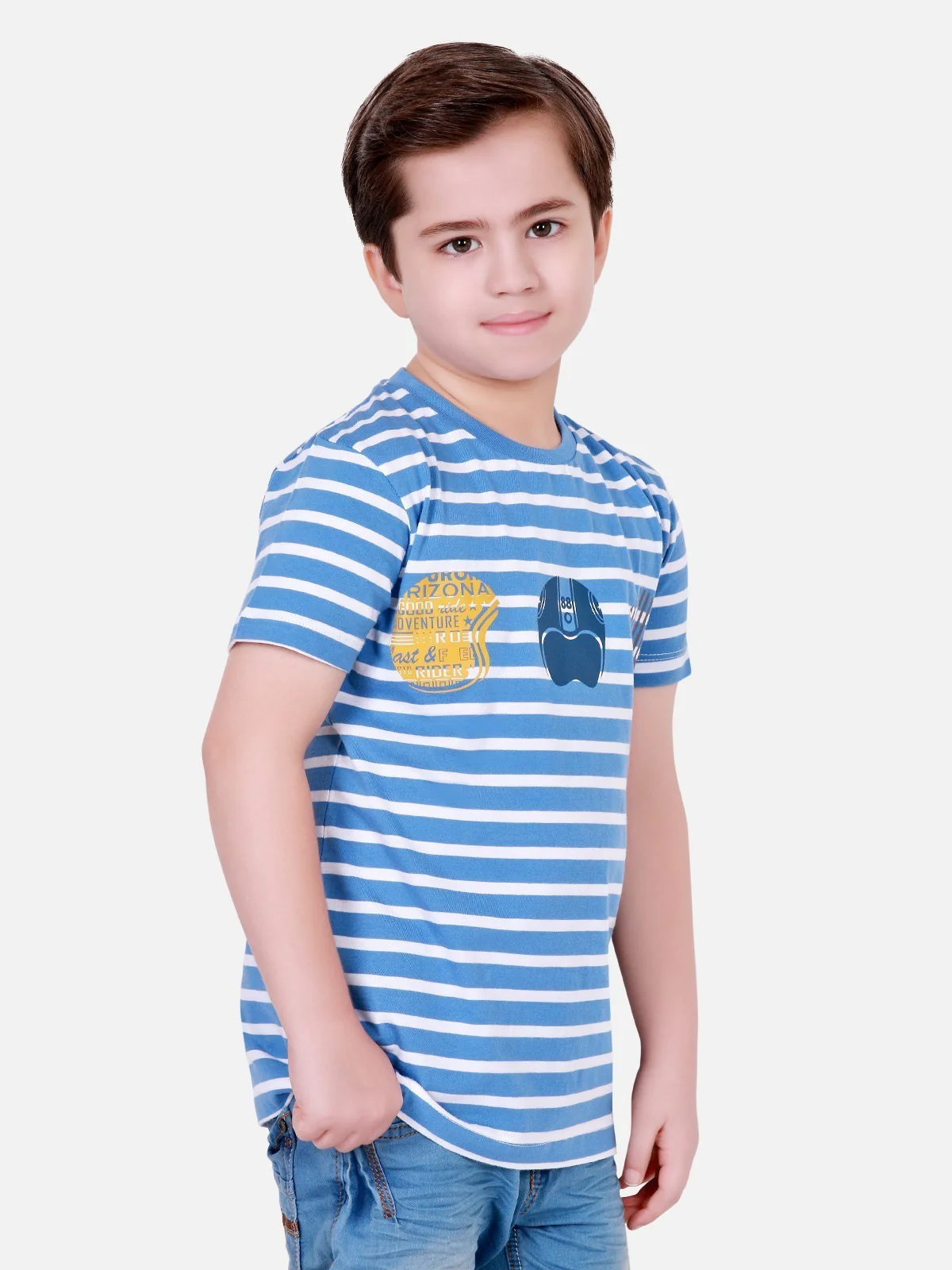 Boys Blue T-Shirt - EBTTS17-010 - Image 2