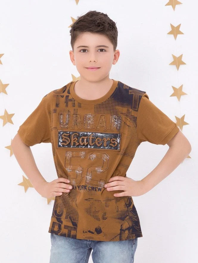 Boy's Camel T-Shirt - EBTTS18-2426 - Image 2
