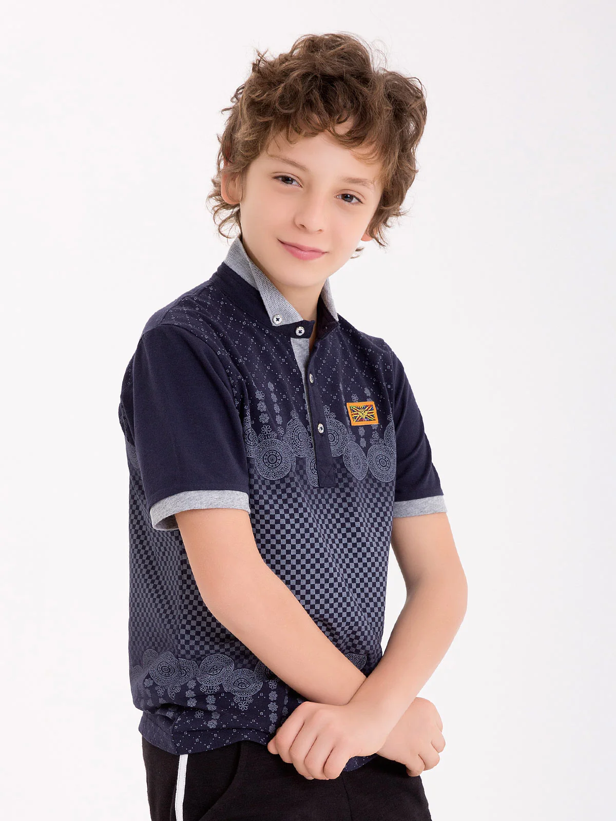 Boy's Navy Blue T-Shirt - EBTTS18-2436 - Image 2