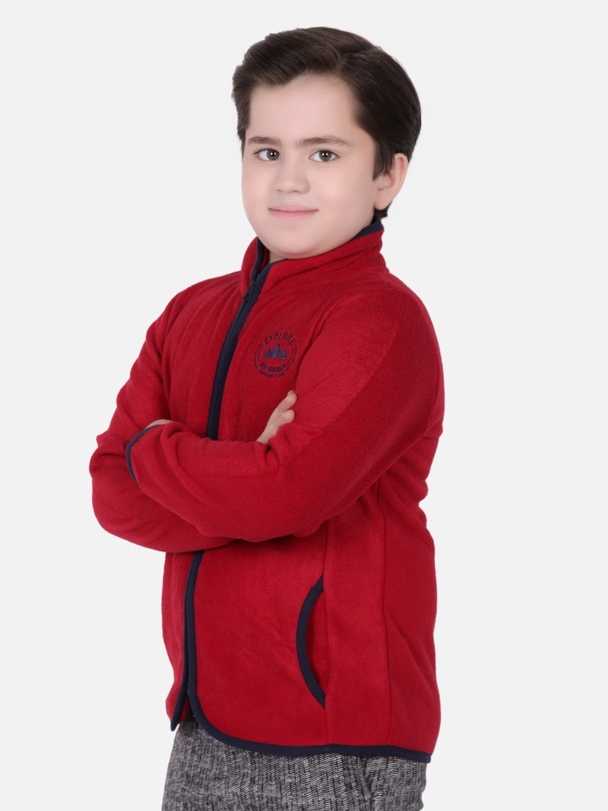 Boy's Maroon Jacket - EBTTS18-2443 - Image 2