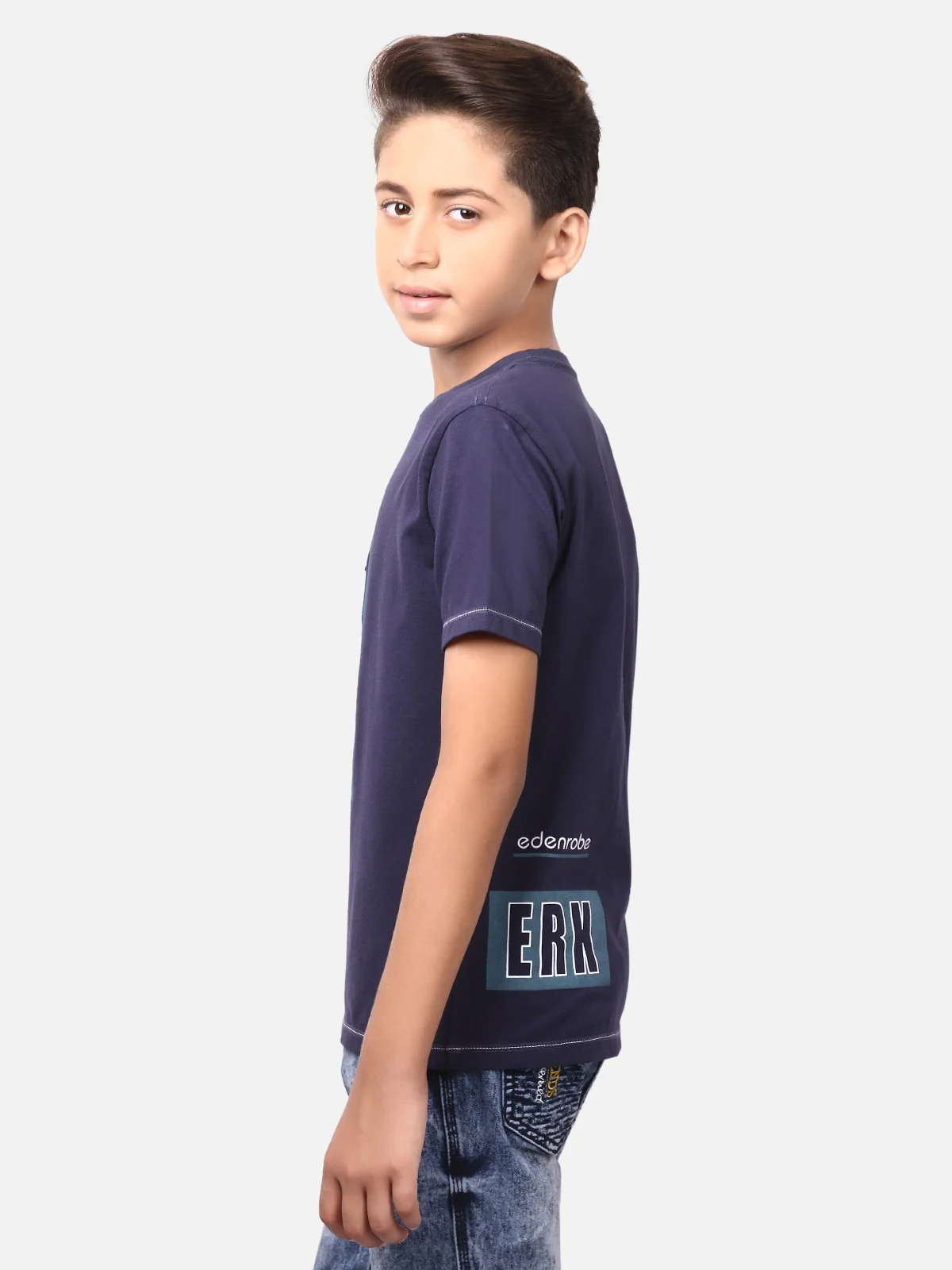 Boy's Navy T-Shirt - EBTTS19-002 - Image 2