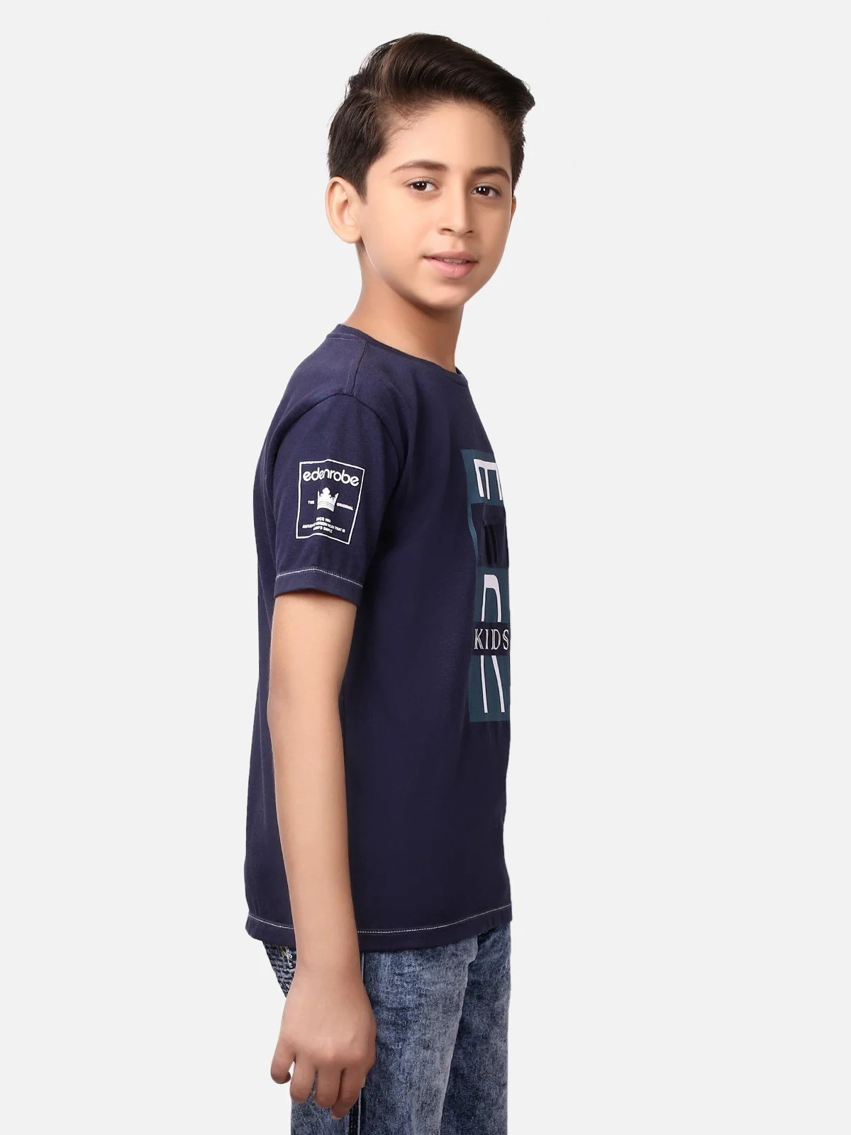Boy's Navy T-Shirt - EBTTS19-002 - Image 3