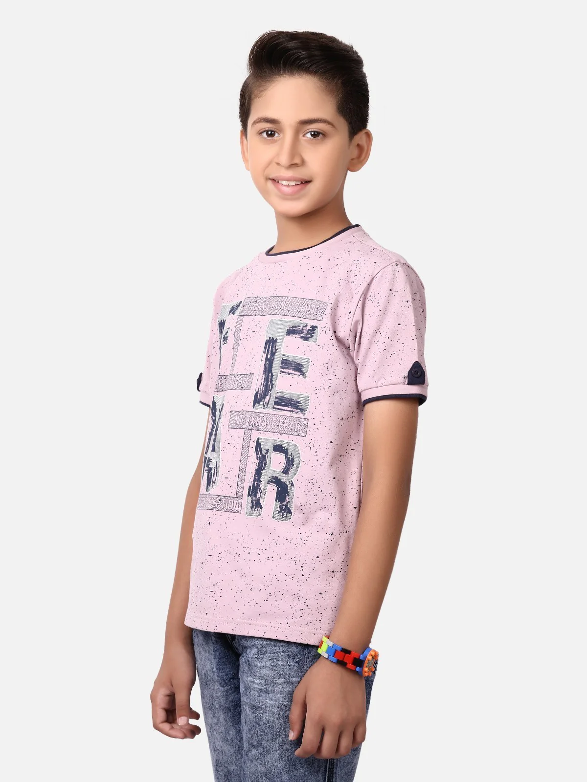 Boy's Pink Lavender T-Shirt - EBTTS19-006 - Image 2