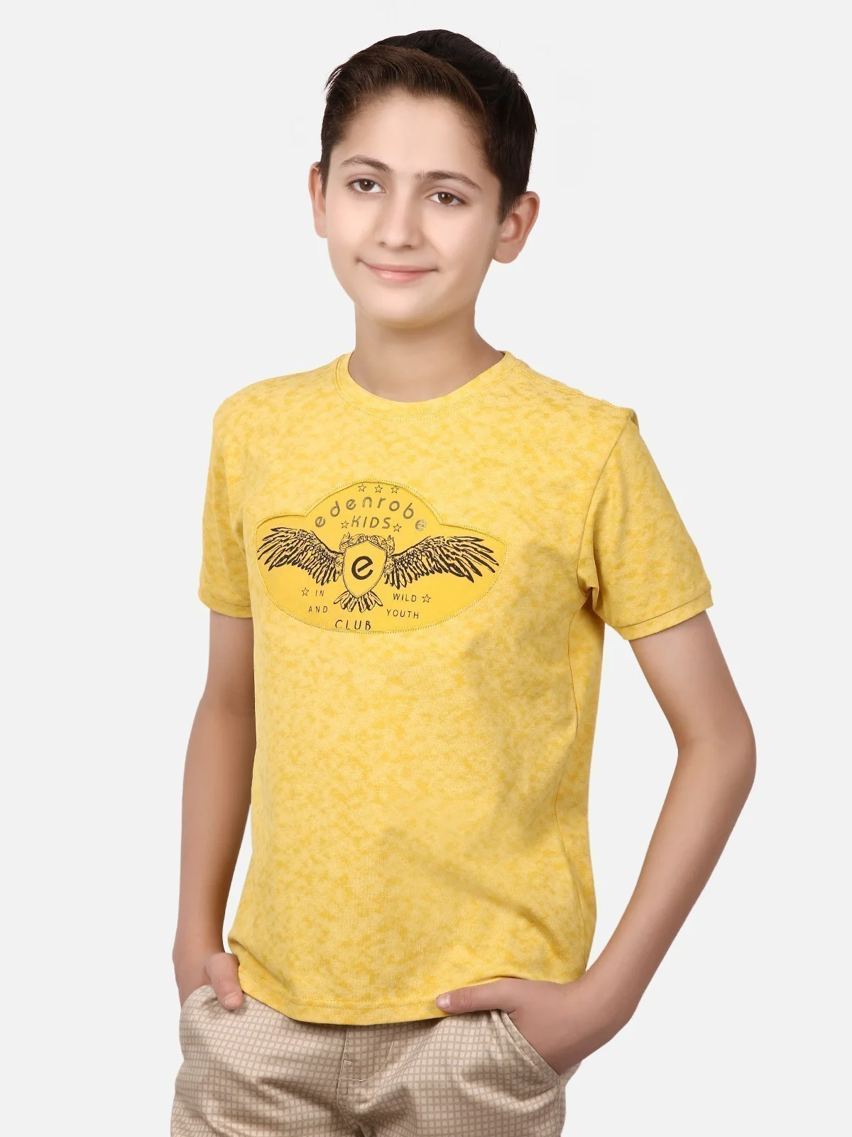 Boy's Yellow T-Shirt - EBTTS19-014 - Image 2