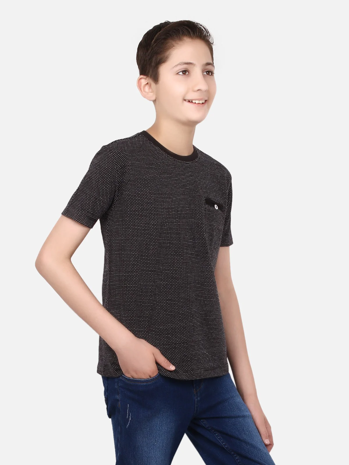 Boy's Black T-Shirt - EBTTS19-020 - Image 2