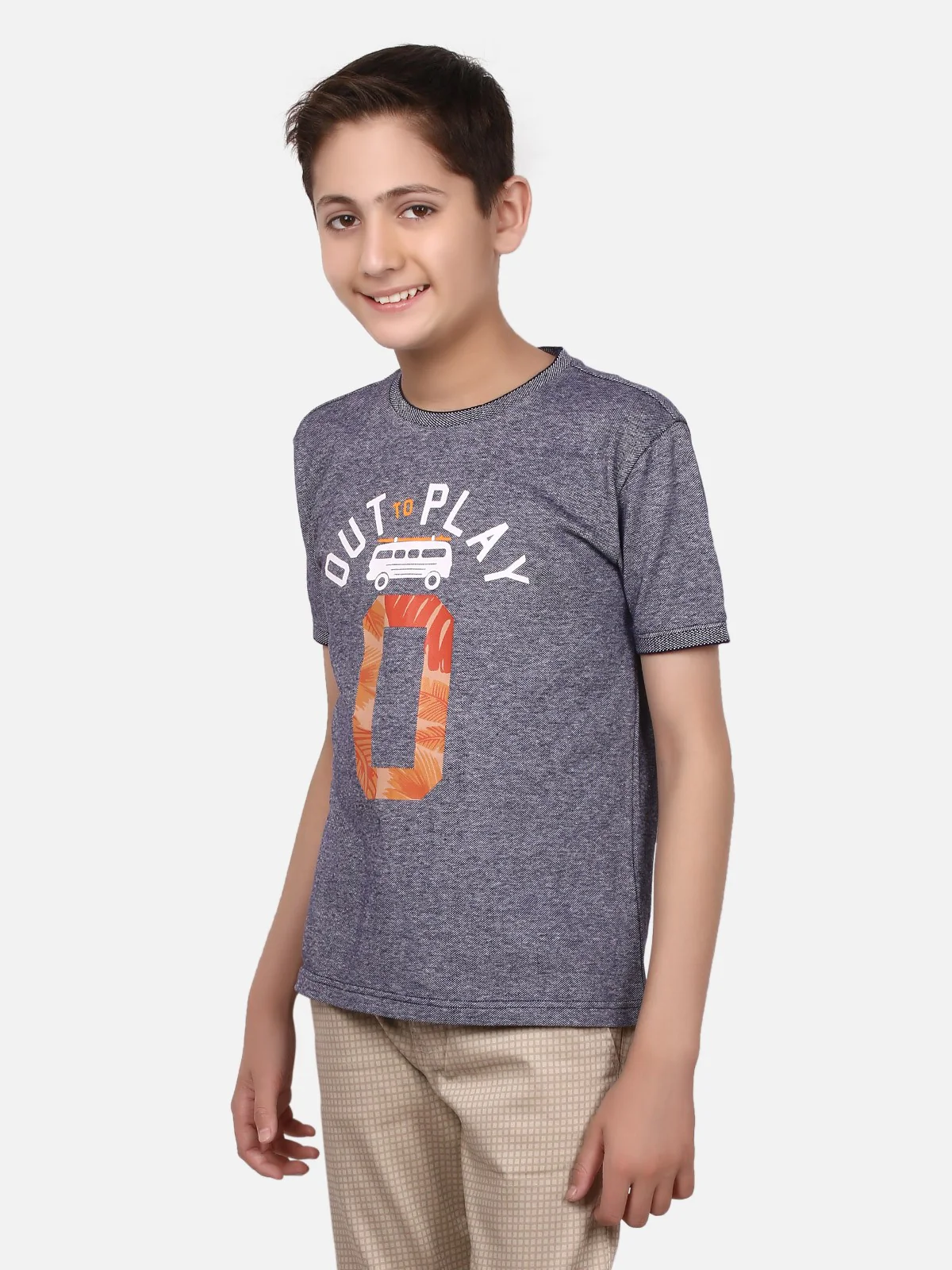 Boys Blue T-Shirt - EBTTS19-021 - Image 2