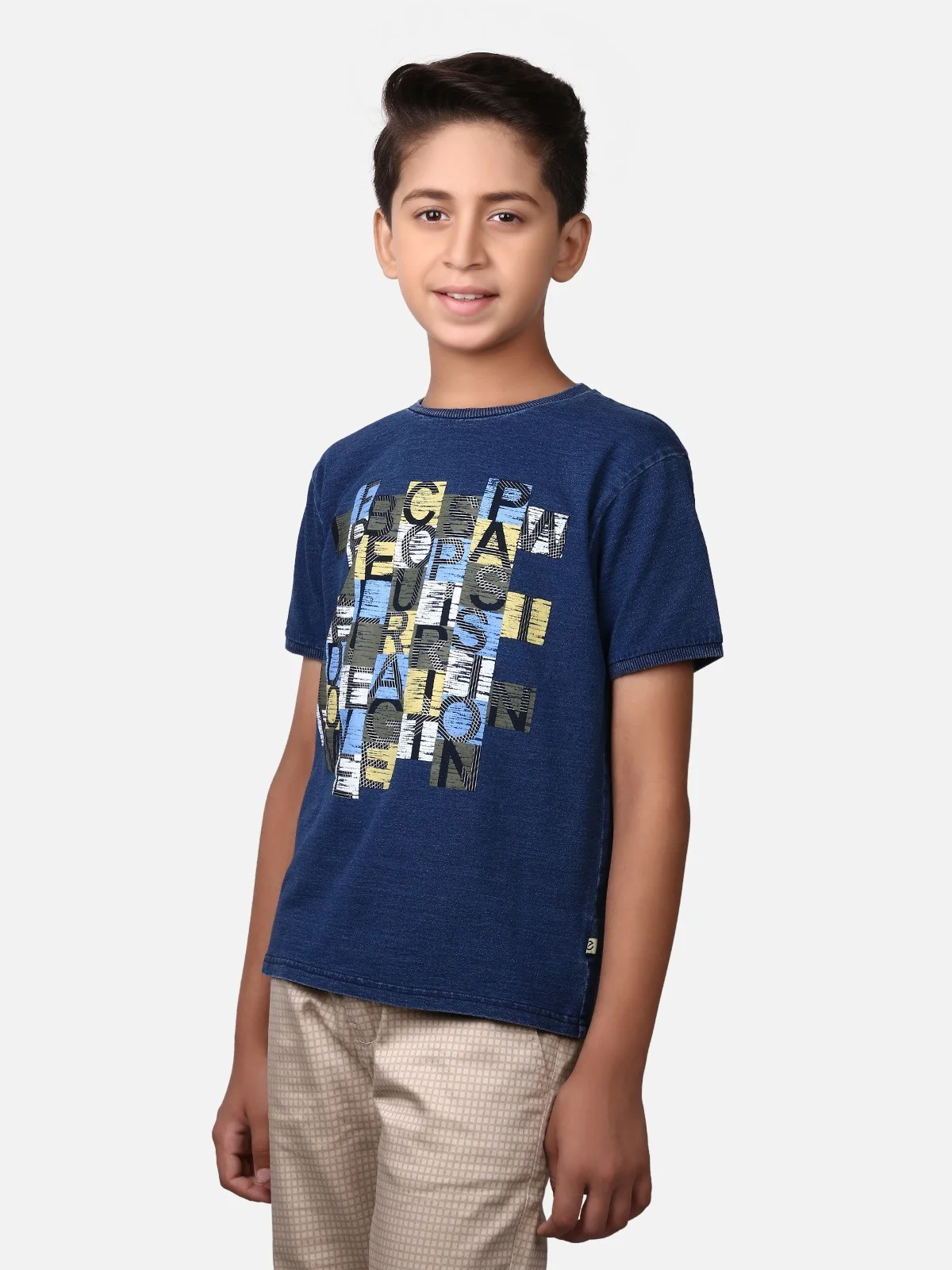 Boy's Blue T-Shirt - EBTTS19-2460 - Image 2