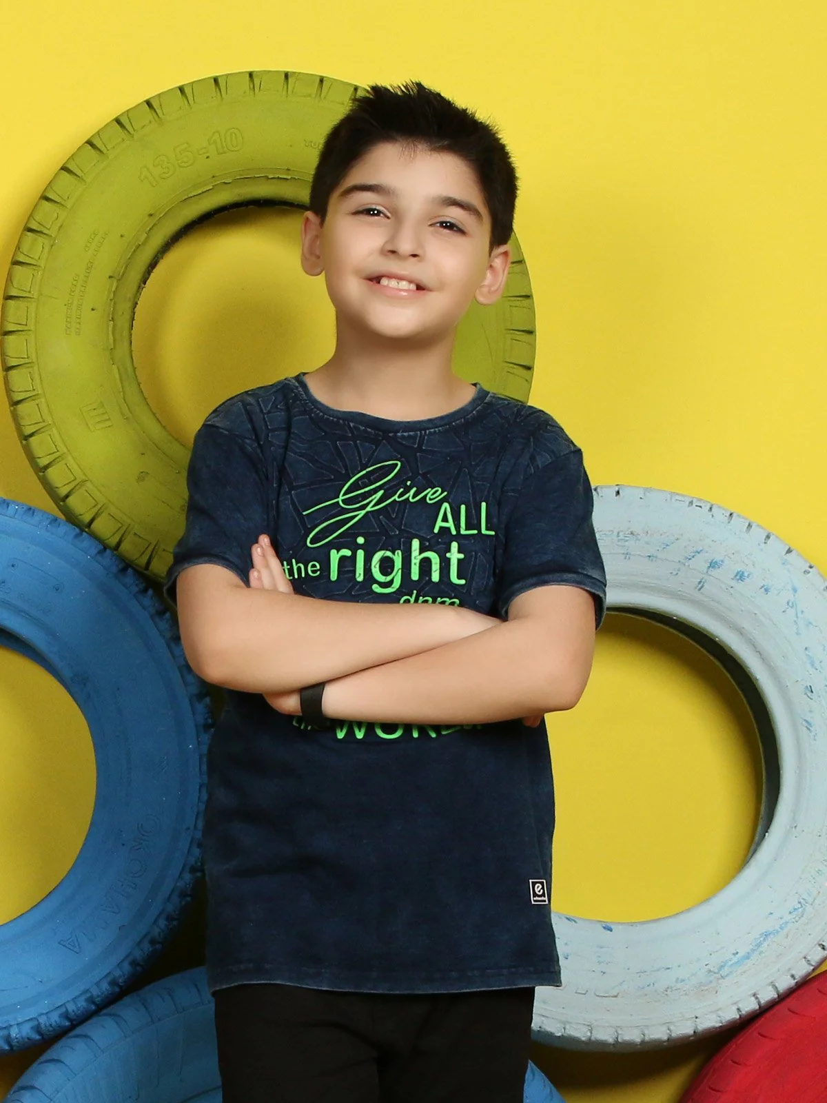 Boy's Blue T-Shirt - EBTTS19-2463 - Image 2