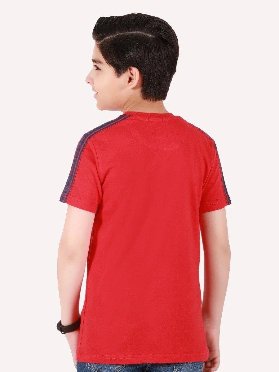Boy's Red T-Shirt - EBTTS20-009 - Image 3
