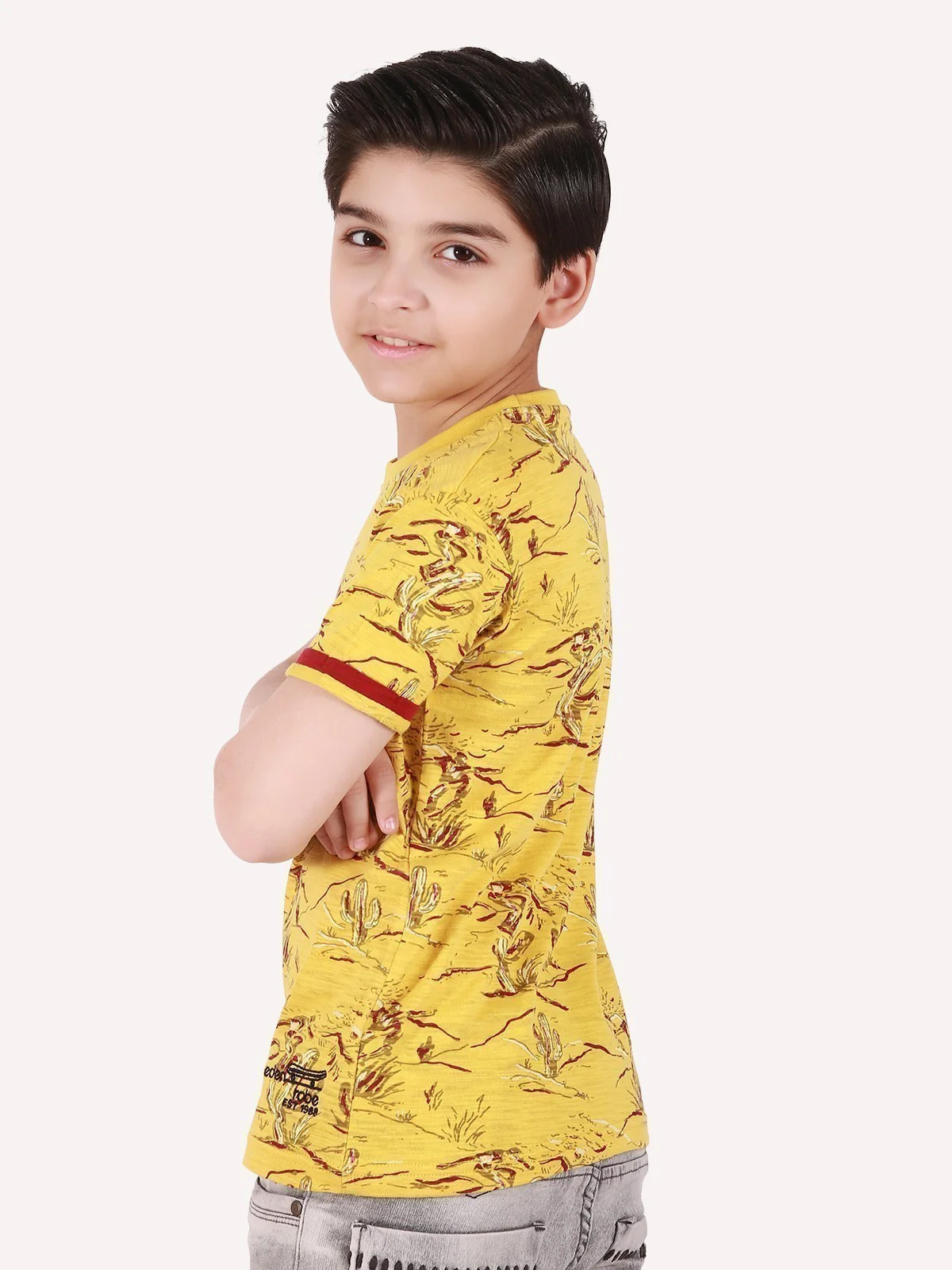 Boy's Yellow T-Shirt - EBTTS20-012 - Image 2