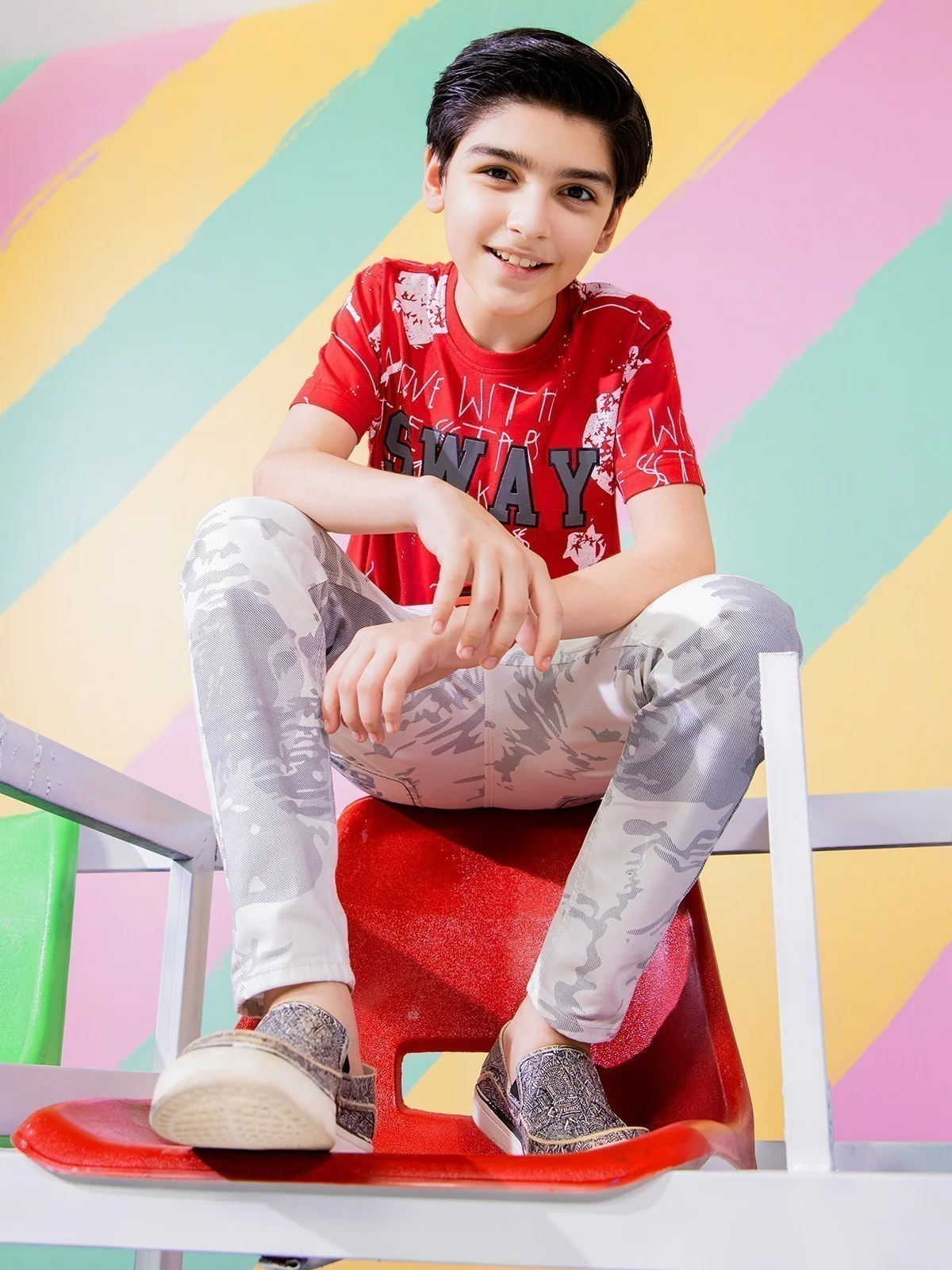 Boy's Red T-Shirt - EBTTS21-004 - Image 2