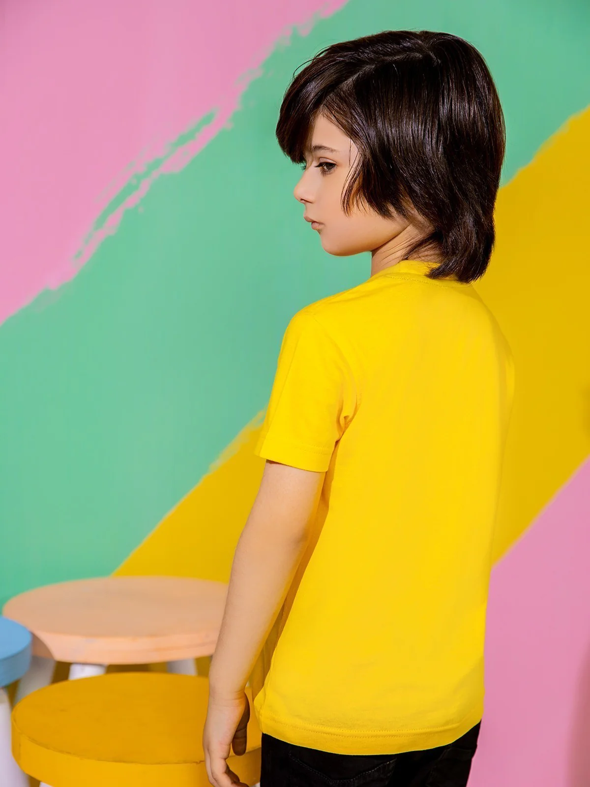 Boy's Yellow T-Shirt - EBTTS21-007 - Image 2