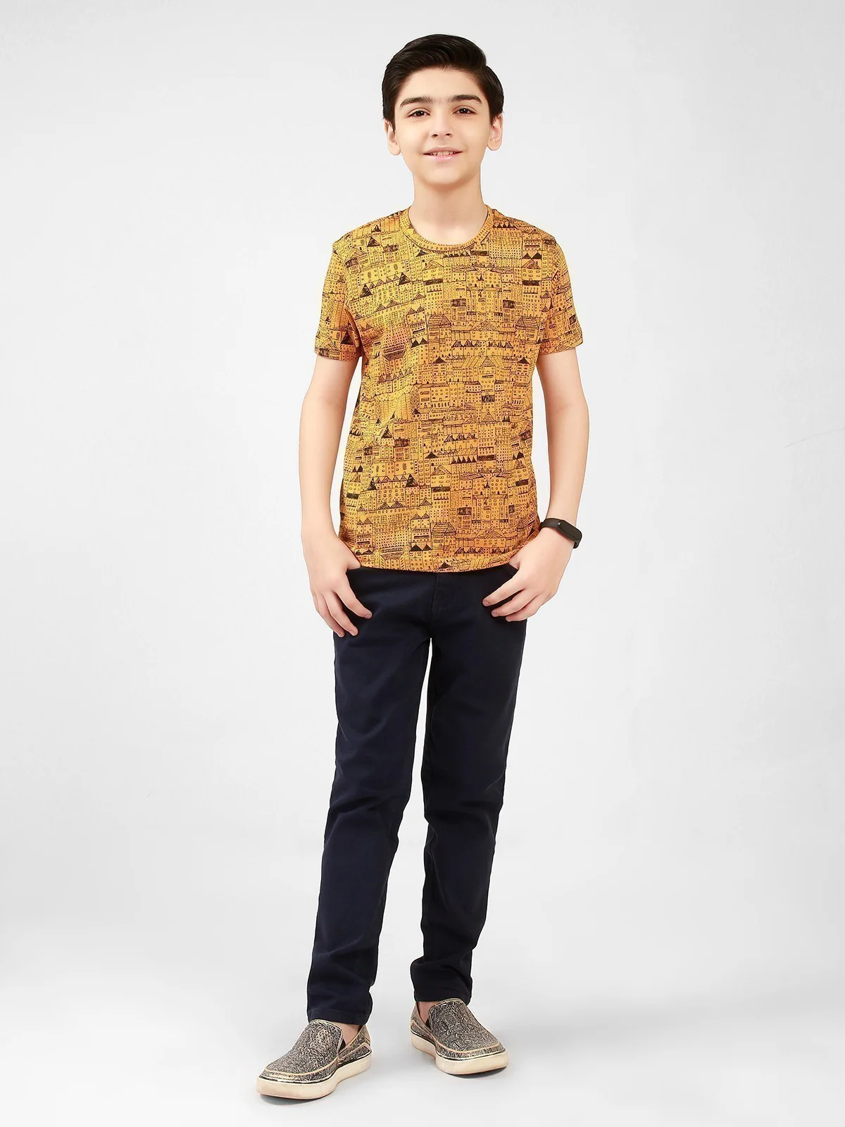 Boy's Yellow T-Shirt - EBTTS21-008 - Image 2