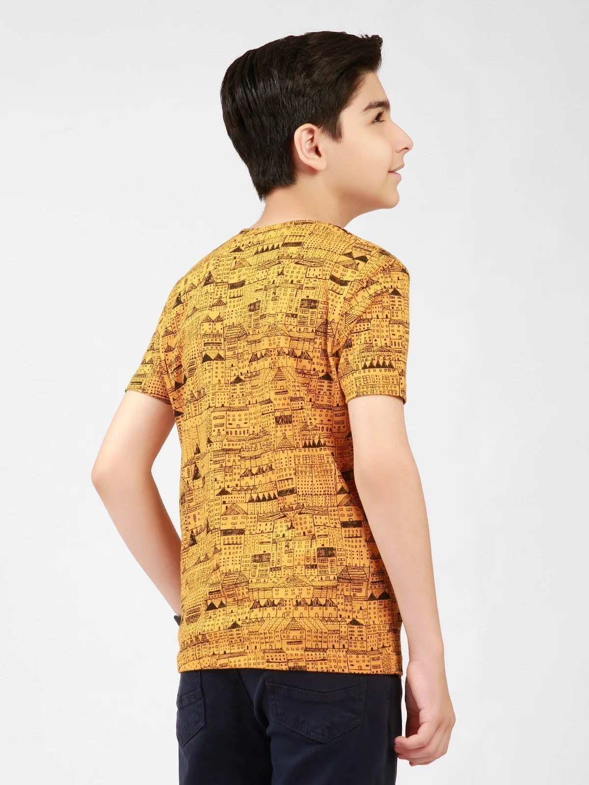 Boy's Yellow T-Shirt - EBTTS21-008 - Image 3