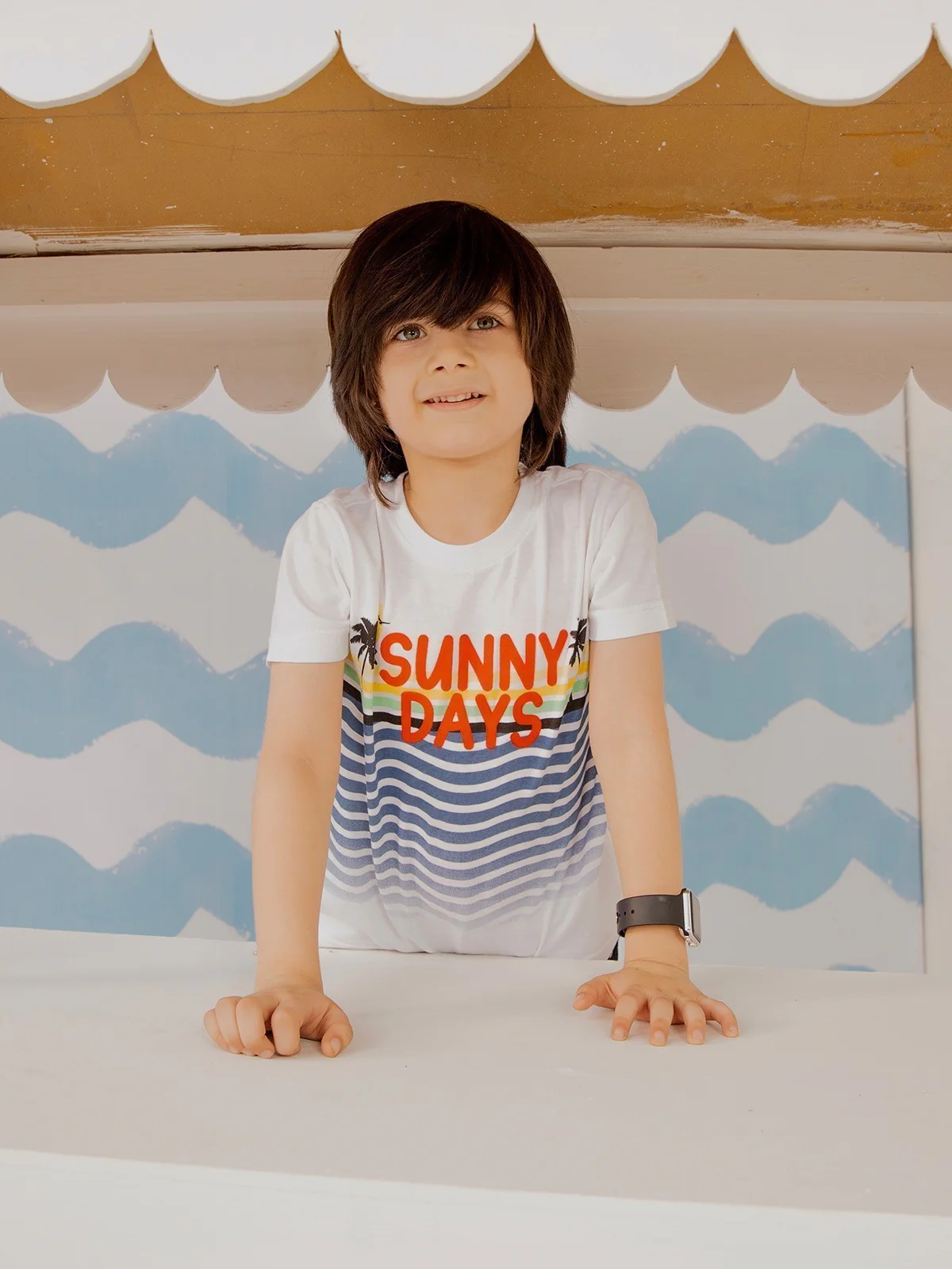 Boy's White T-Shirt - EBTTS21-009 - Image 2