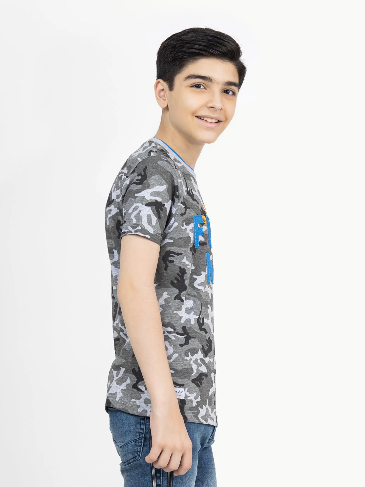 Boy's Heather Grey T-Shirt - EBTTS21-011 - Image 2
