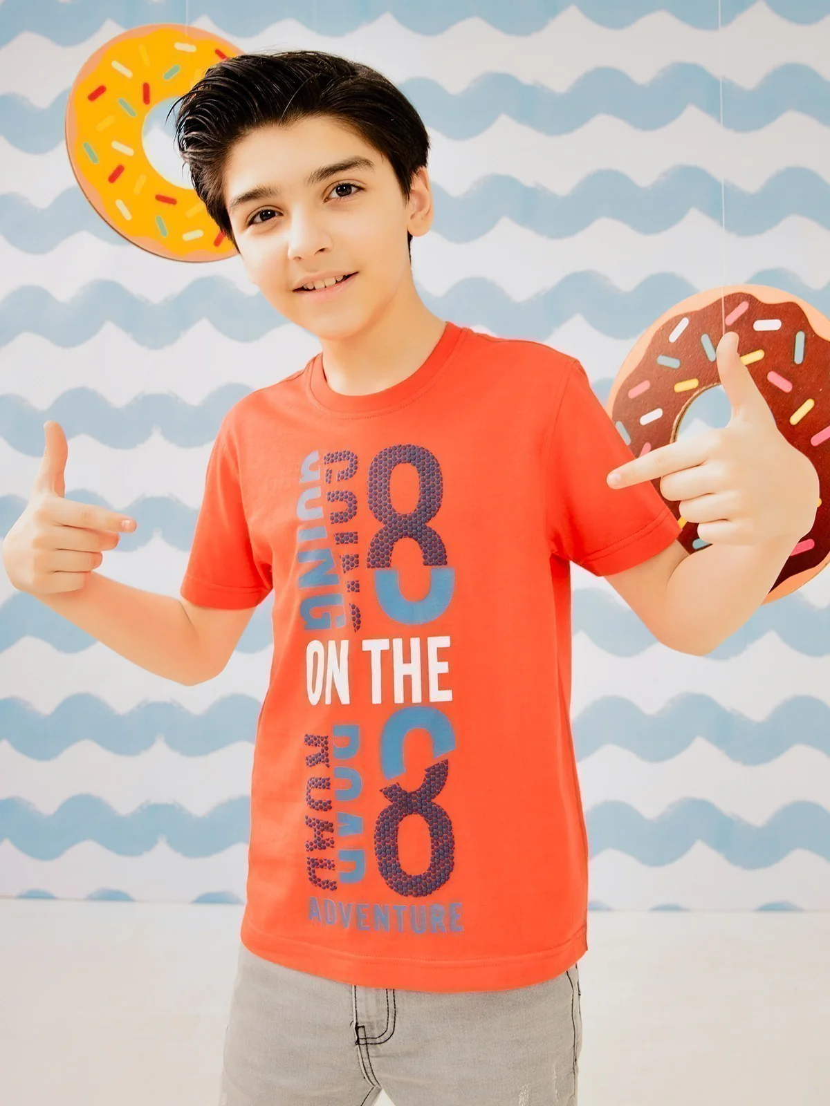Boy's Red T-Shirt - EBTTS21-013 - Image 3