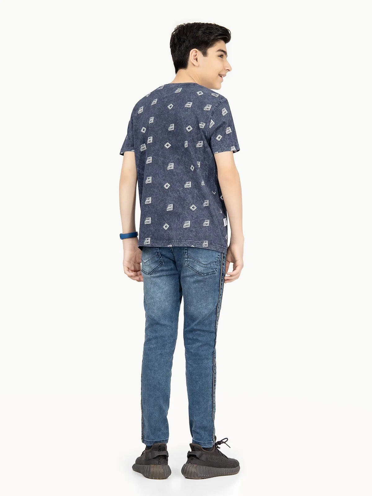 Boy's Blue T-Shirt - EBTTS21-019 - Image 2