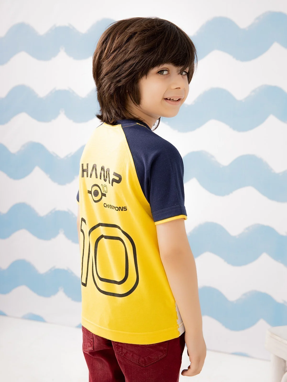 Boy's Yellow T-Shirt - EBTTS21-020 - Image 2