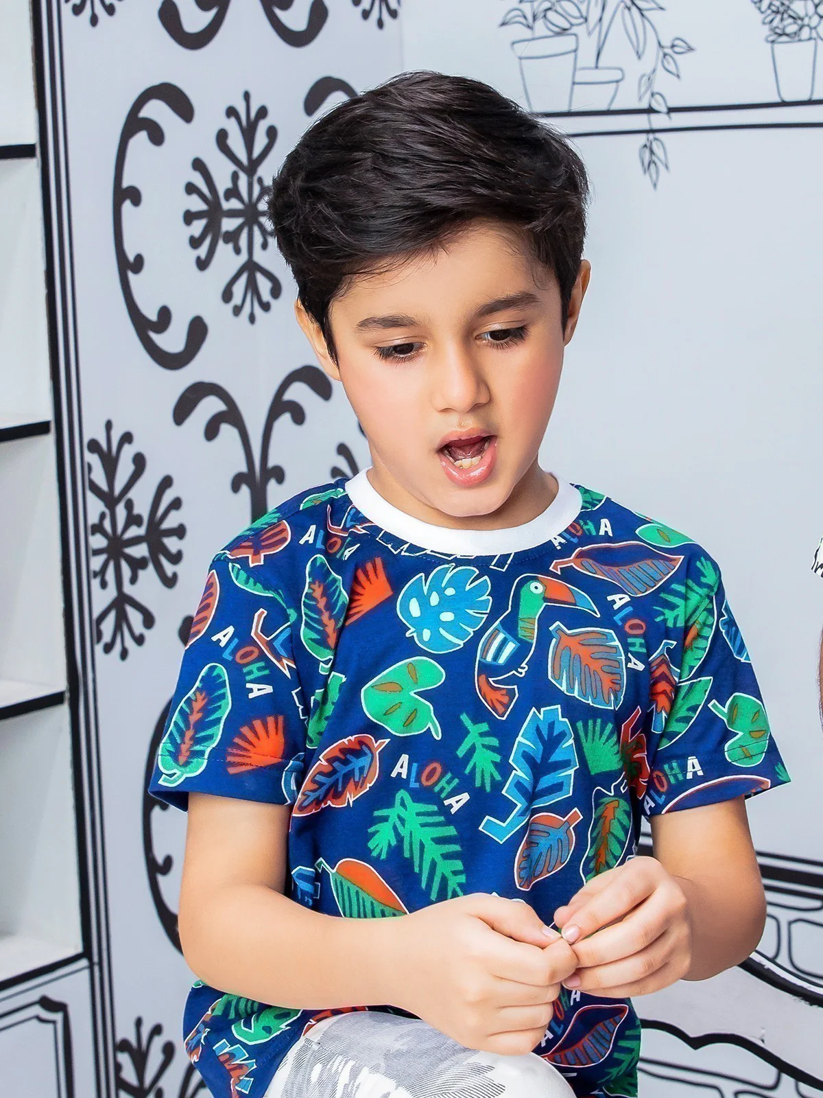 Boy's Blue T-Shirt - EBTTS21-022 - Image 3