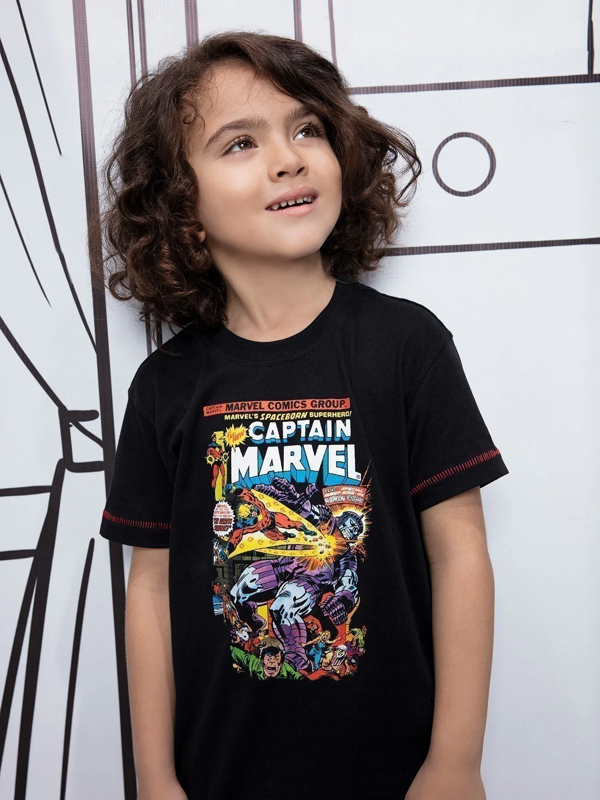 Boy's Black T-Shirt - EBTTS21-024 - Image 4