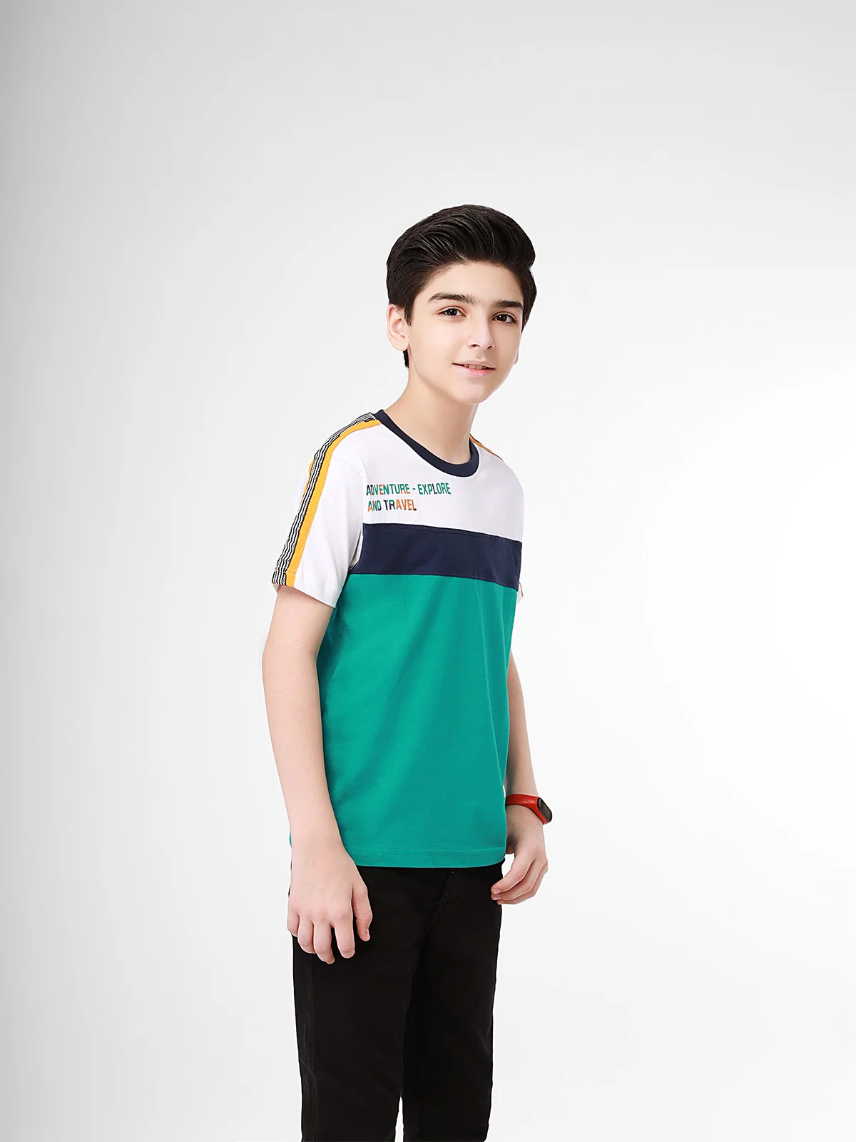 Boy's White T-Shirt - EBTTS21-026 - Image 2