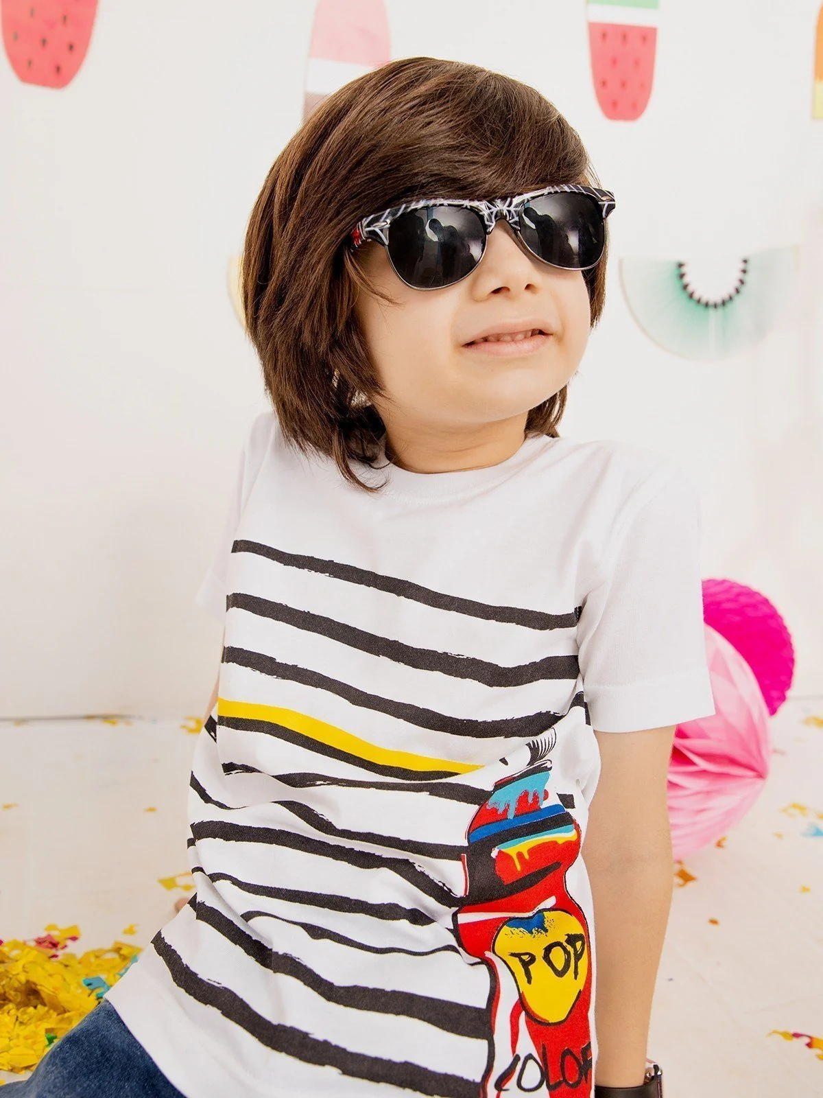 Boy's White T-Shirt - EBTTS21-027 - Image 2