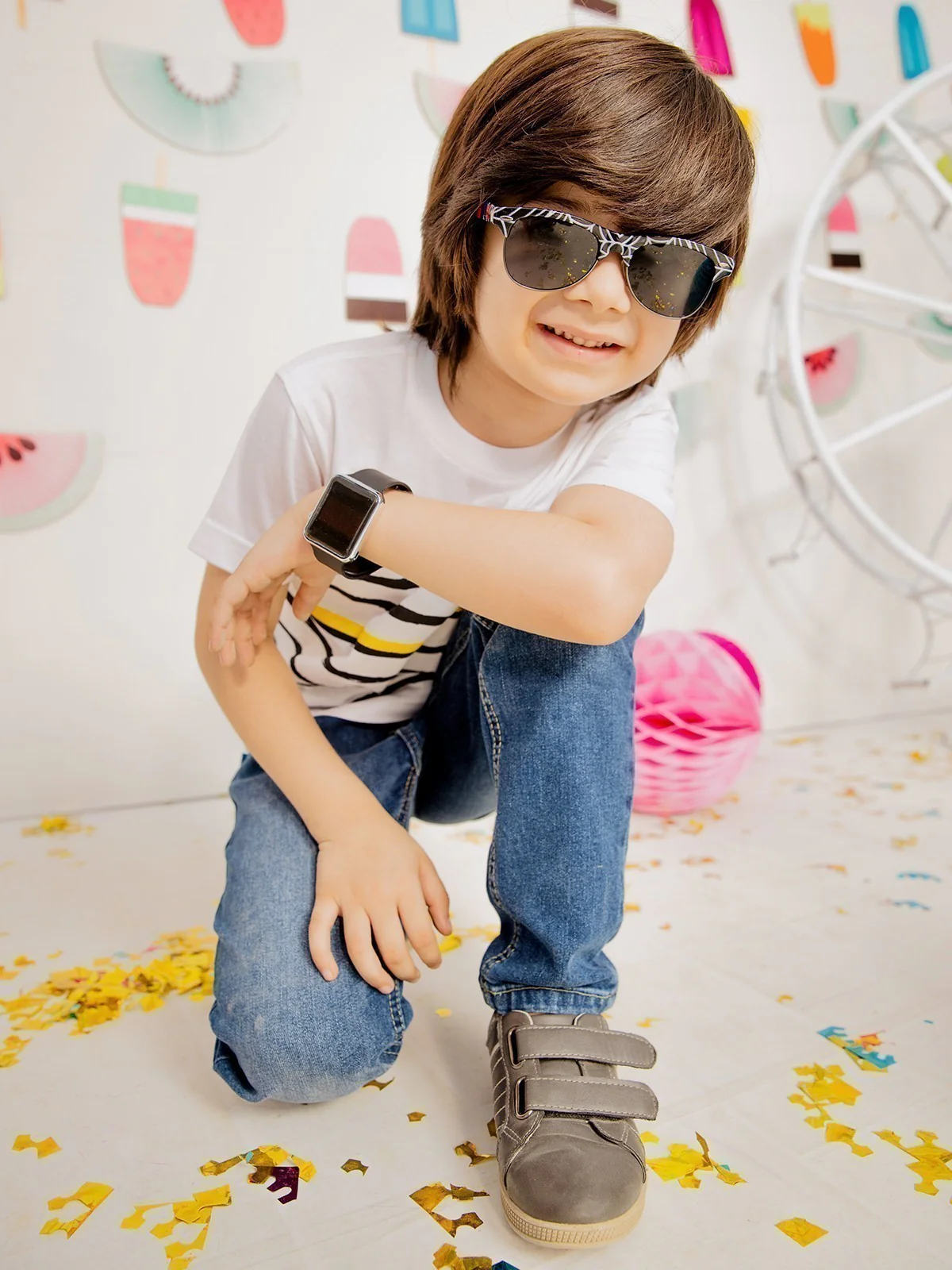 Boy's White T-Shirt - EBTTS21-027 - Image 3