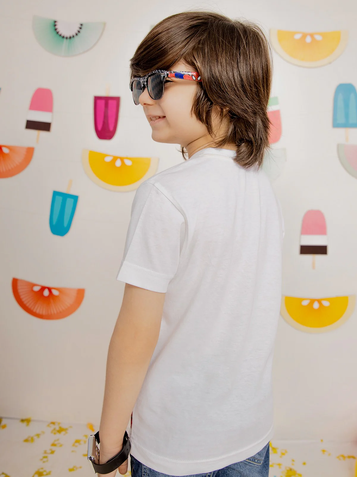 Boy's White T-Shirt - EBTTS21-027 - Image 4
