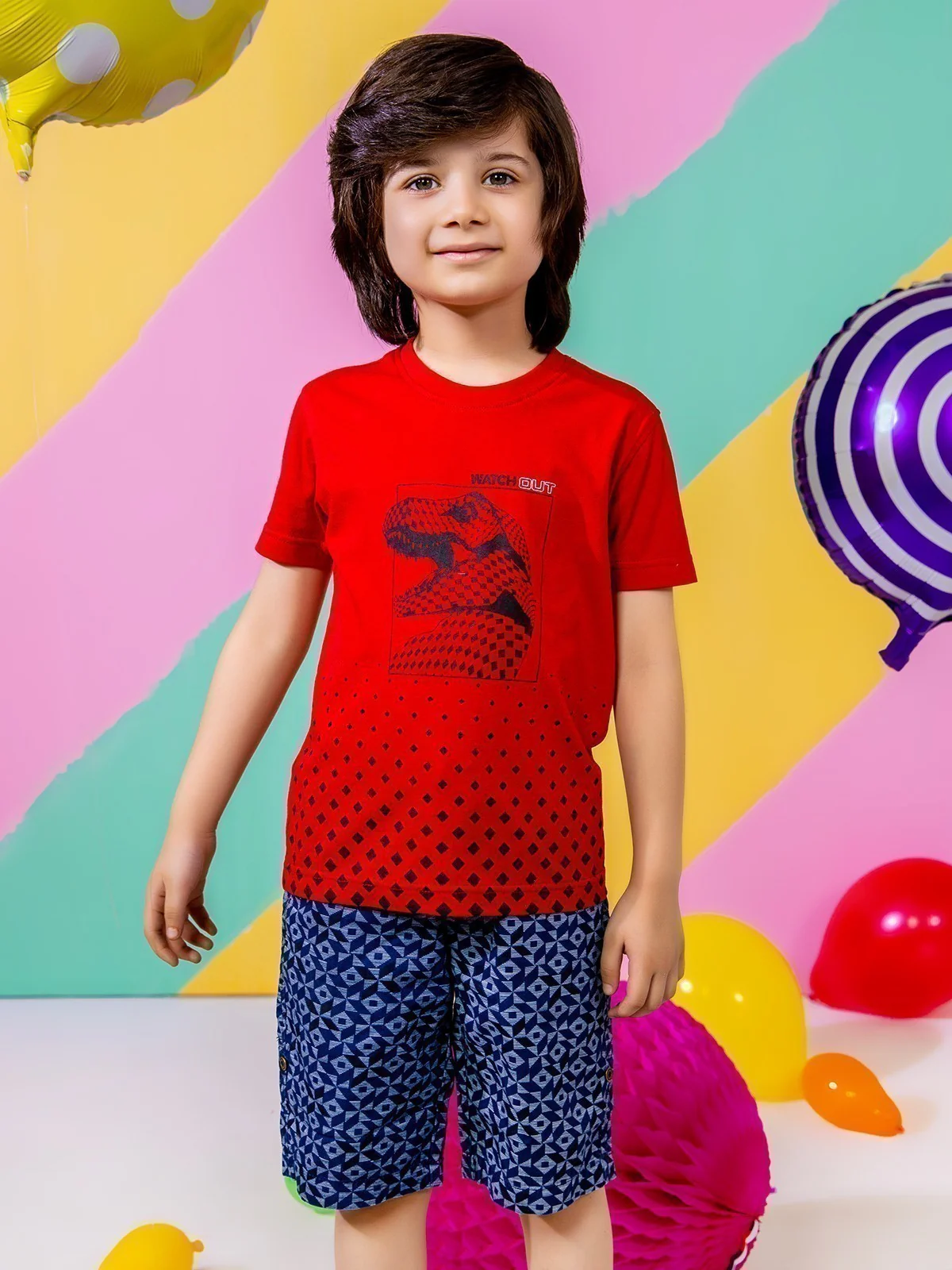 Boy's Red T-Shirt - EBTTS21-028 - Image 3