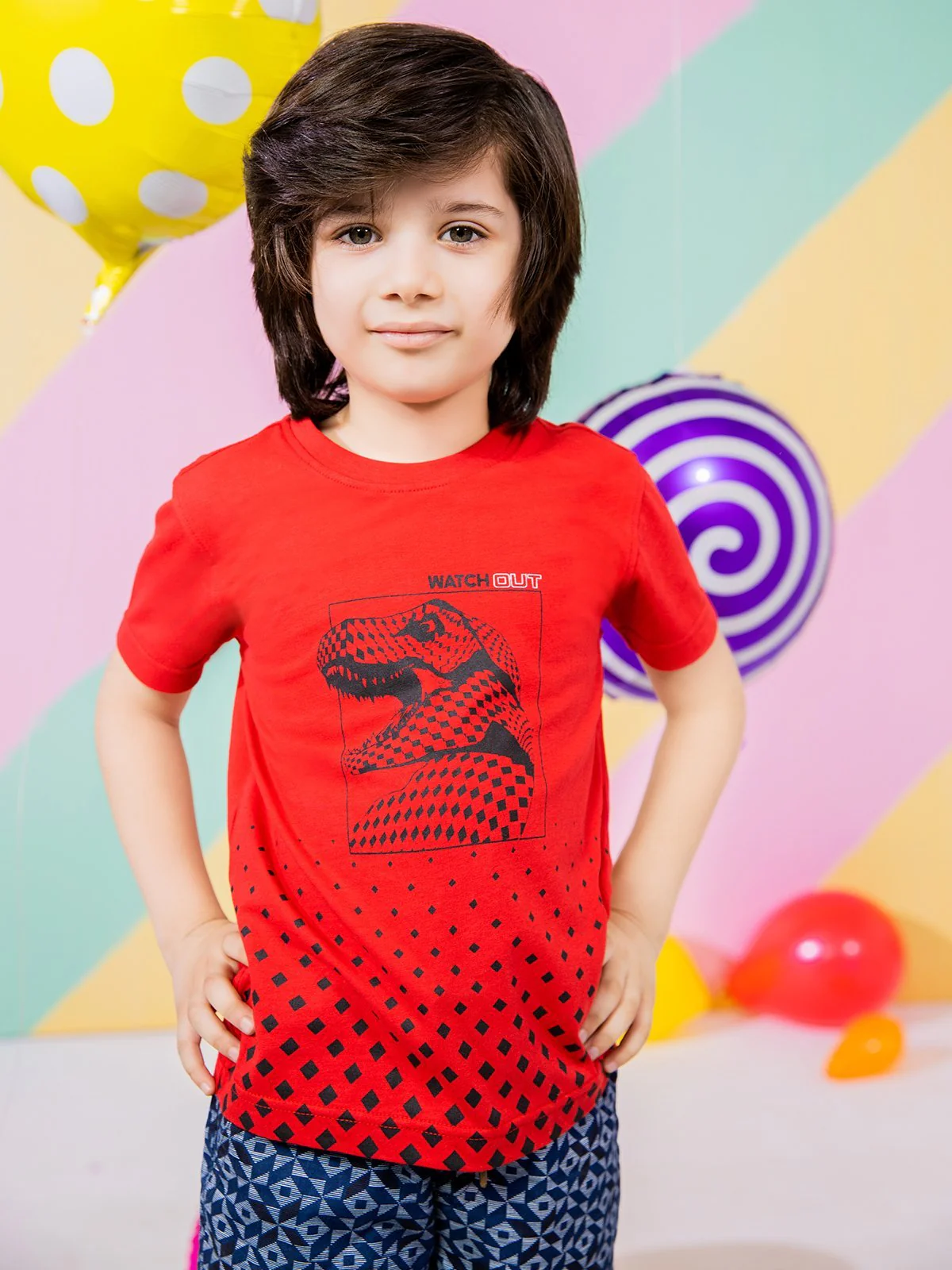 Boy's Red T-Shirt - EBTTS21-028 - Image 5