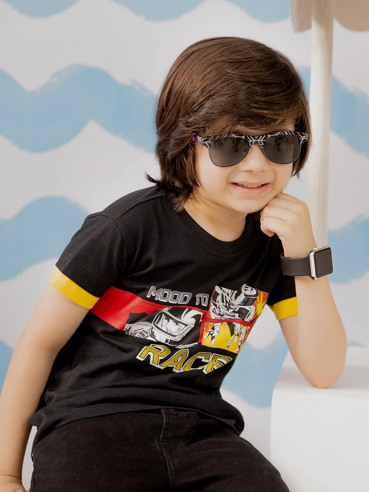 Boy's Black T-Shirt - EBTTS21-029 - Image 4