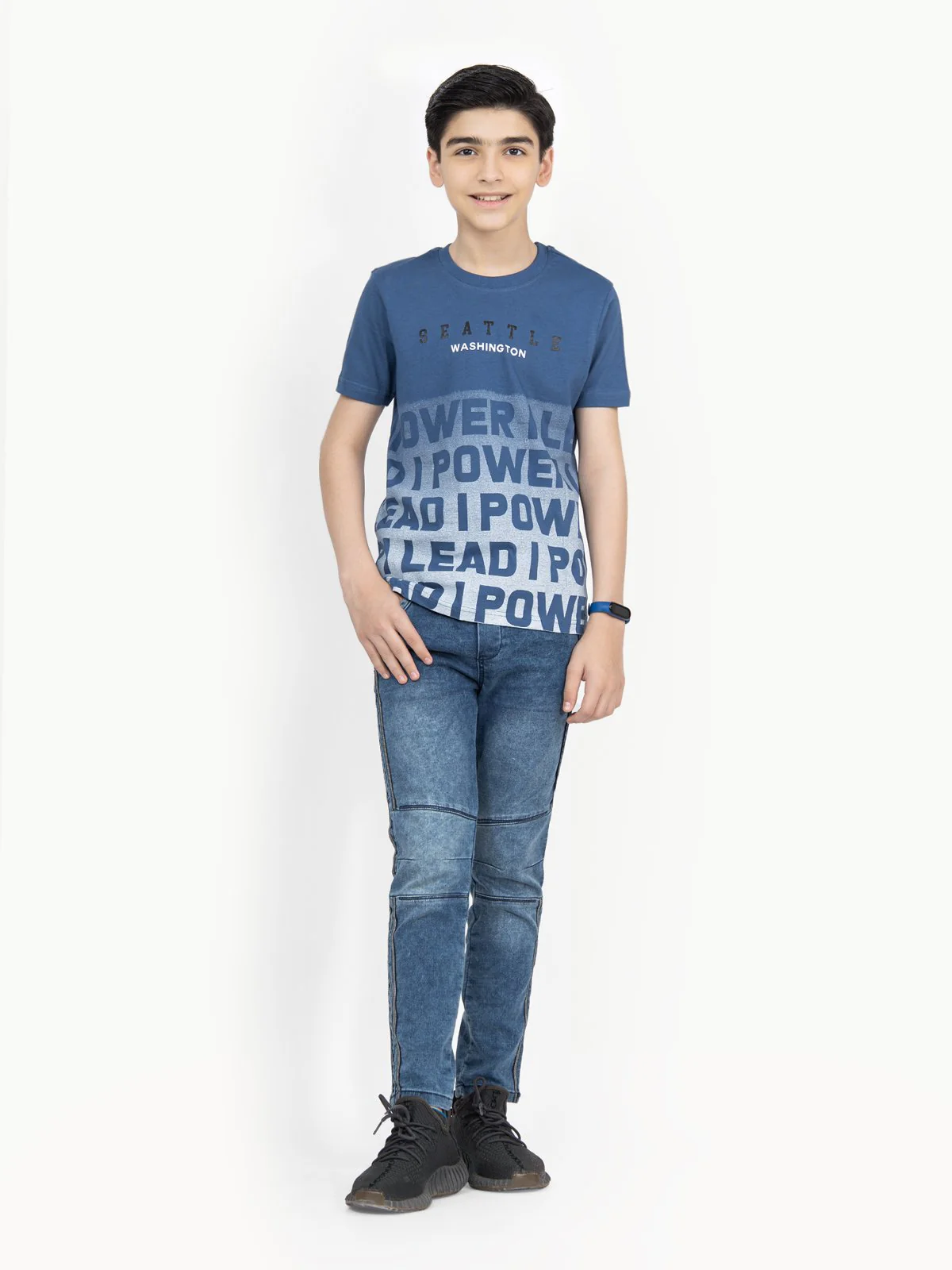 Boy's Navy T-Shirt - EBTTS21-037 - Image 2