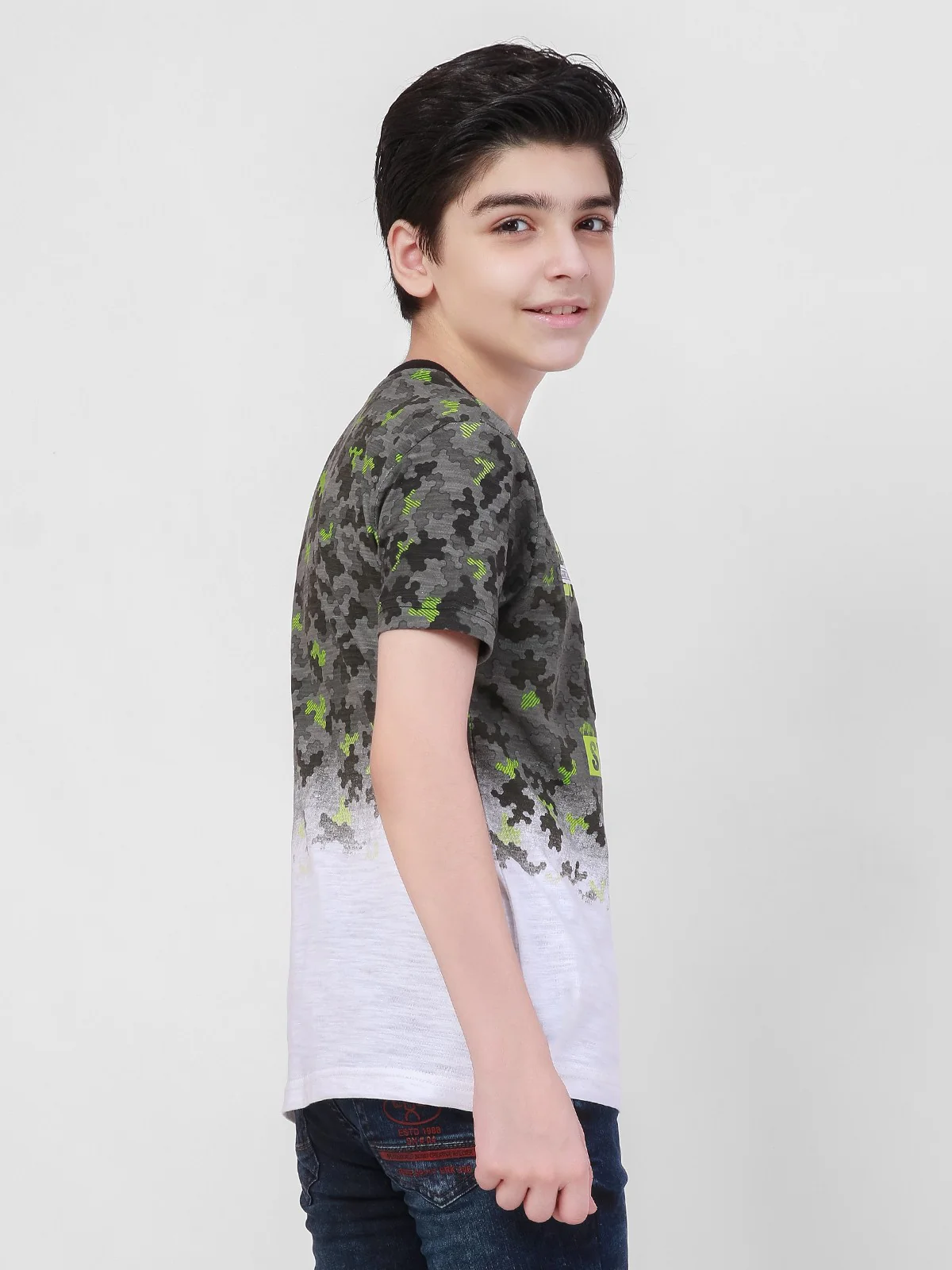 Boy's White T-Shirt - EBTTS21-042 - Image 2