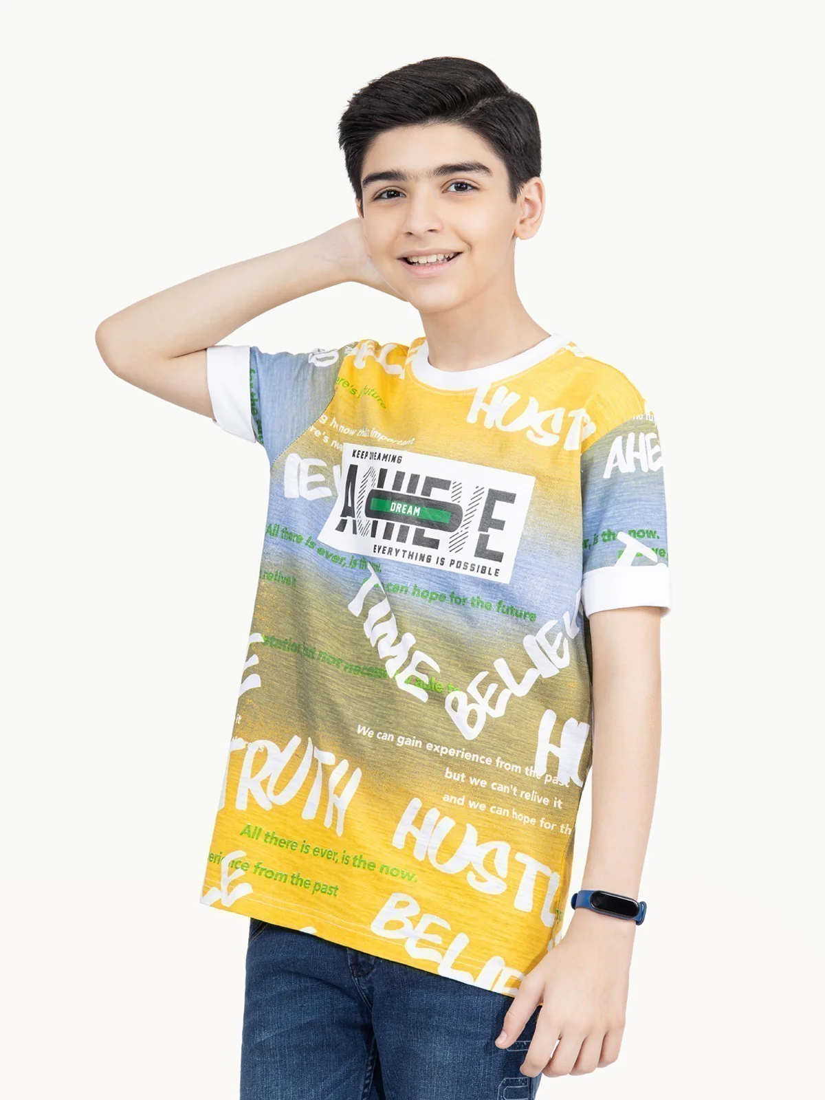 Boy's Yellow T-Shirt - EBTTS21-045 - Image 3
