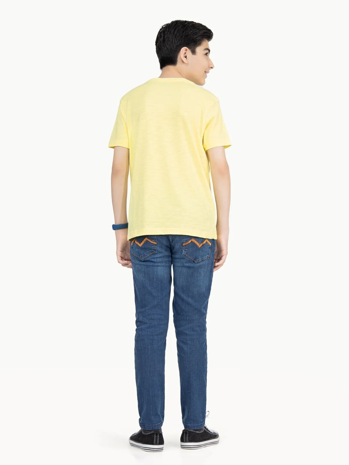 Boy's Yellow T-Shirt - EBTTS21-047 - Image 5