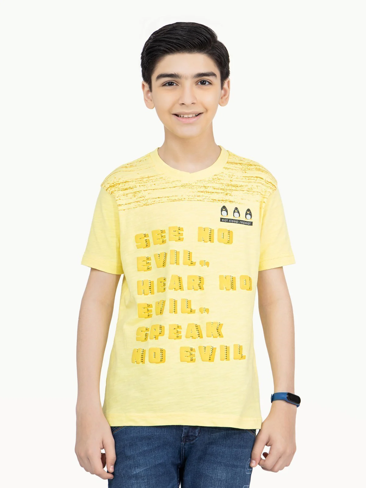Boy's Yellow T-Shirt - EBTTS21-047 - Image 6