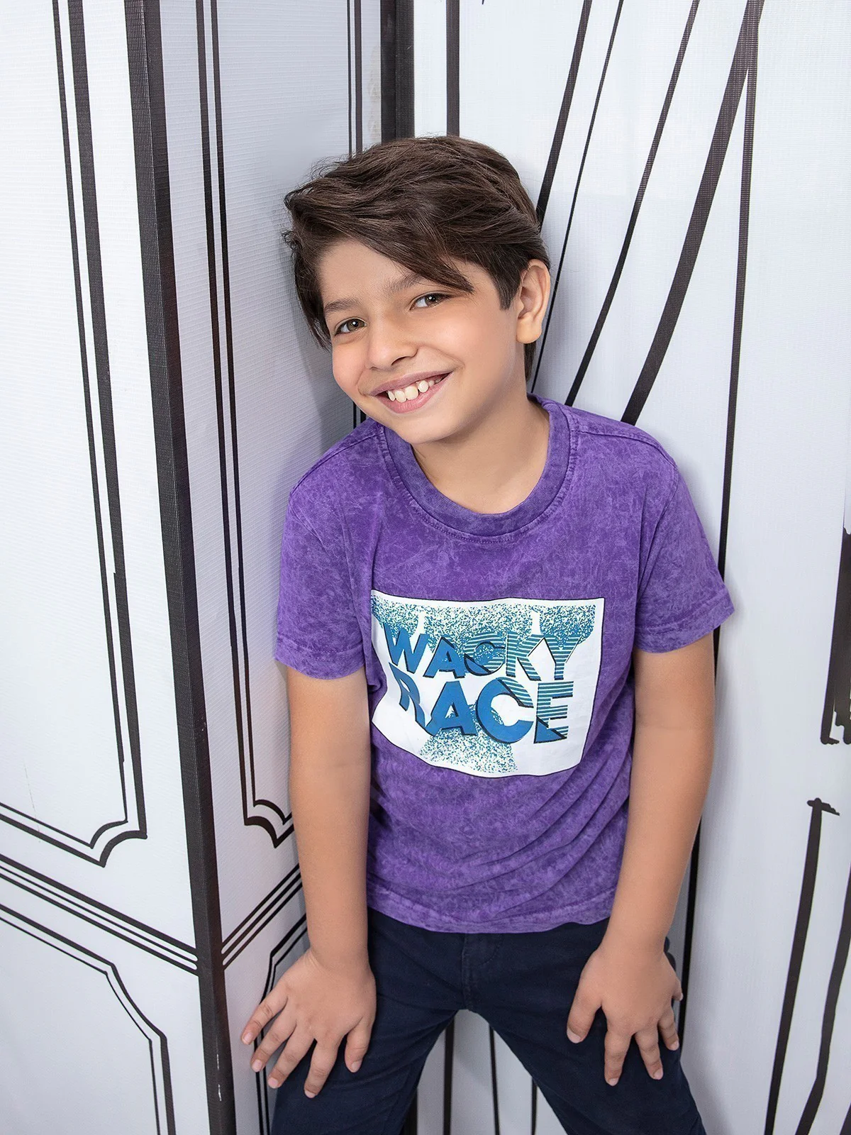 Boy's Purple T-Shirt - EBTTS21-051 - Image 2
