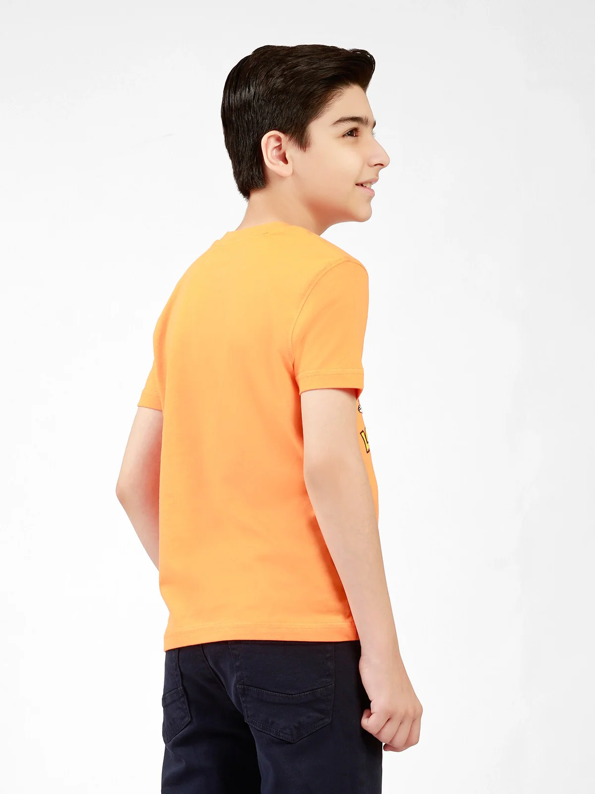 Boy's Orange T-Shirt - EBTTS21-056 - Image 2