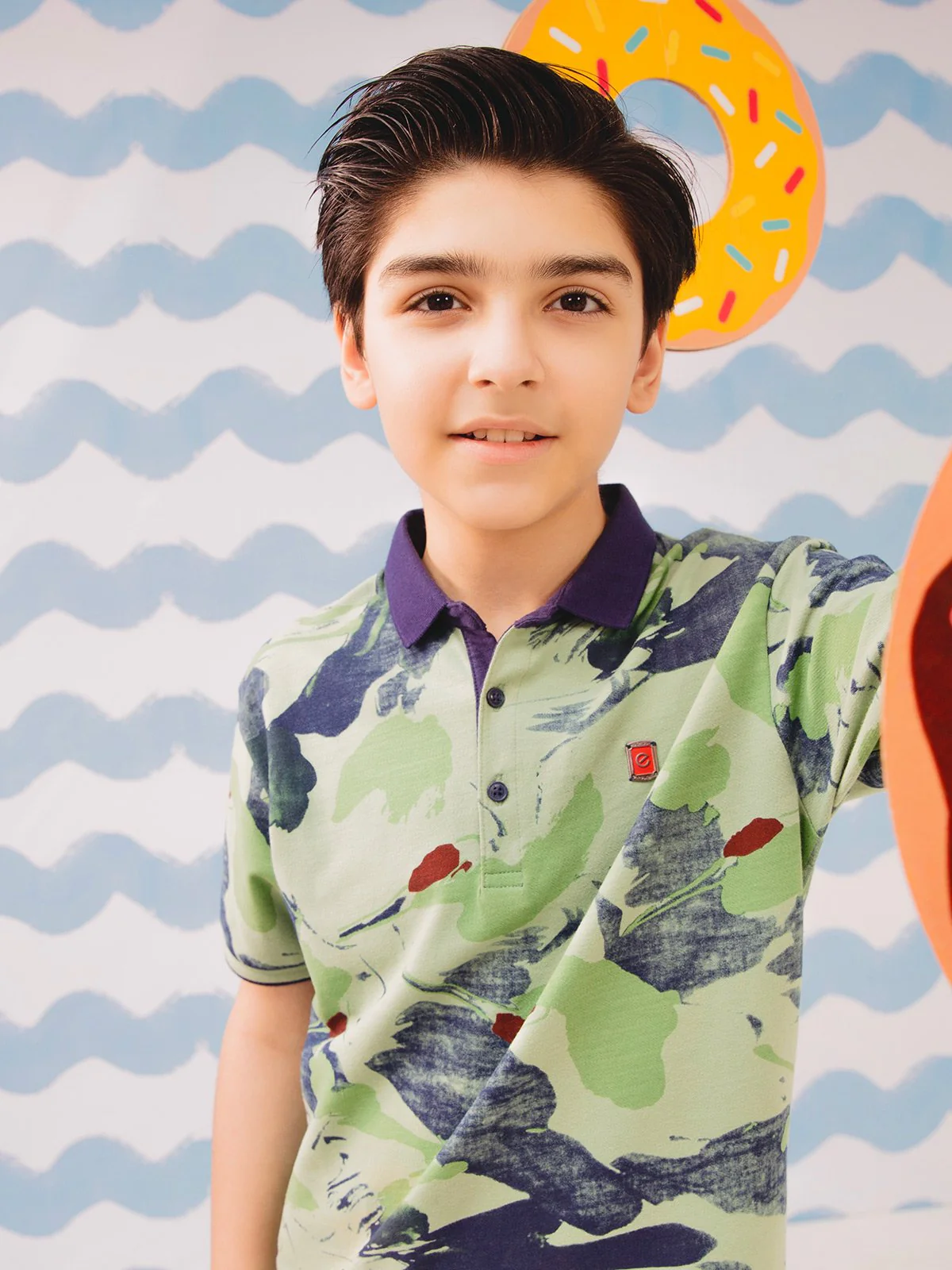 Boy's Green T-Shirt - EBTTS21-2466 - Image 2