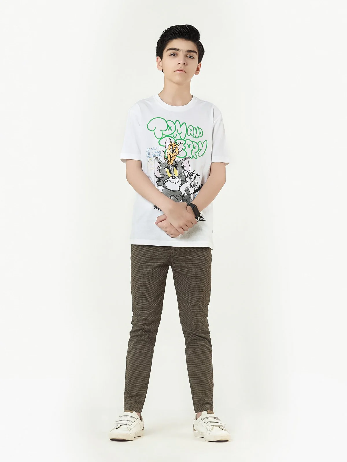 Boy's White T-Shirt - EBTTS22-005 - Image 2