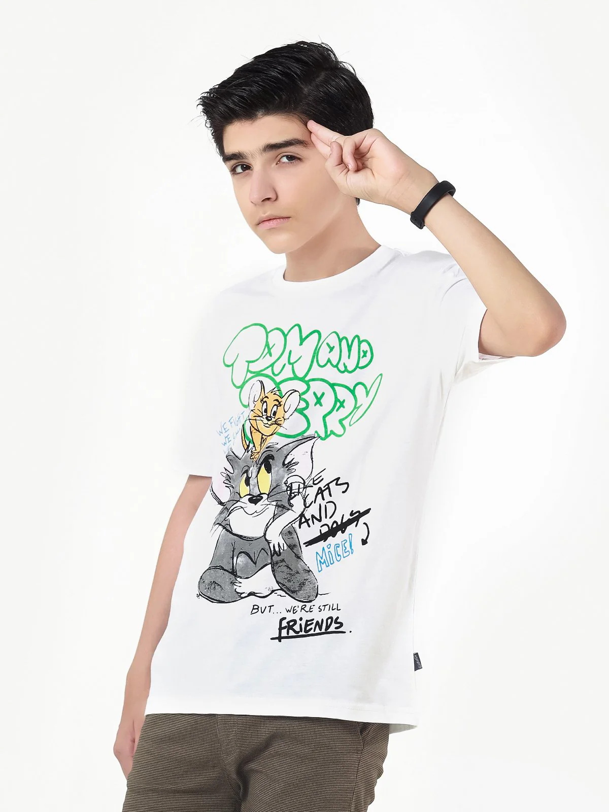 Boy's White T-Shirt - EBTTS22-005 - Image 3